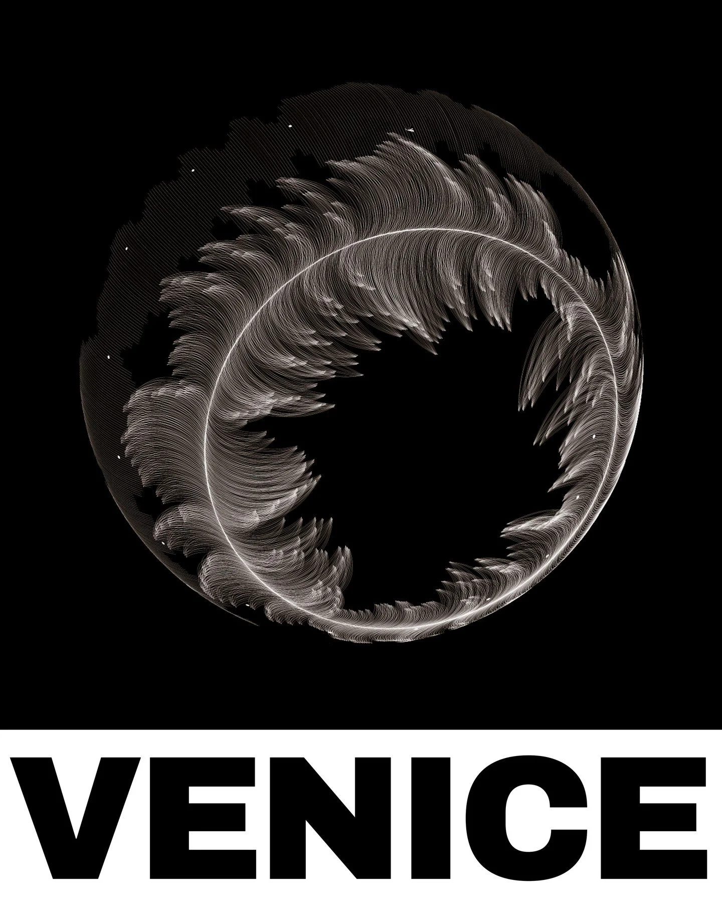 "Emotional Geography, Venice", 2024. The last piece available, exclusively via Unit London Editions (@uleditions).⁠
⁠
The backstory:
Well, if you love Venice, this is for you. And it's all about love. I recorded the audio visualised in this