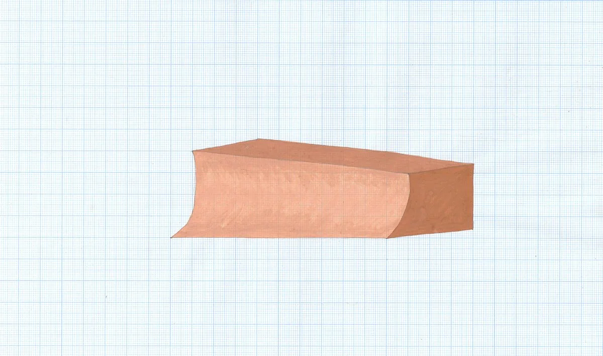 (2a) Watercolour on graph paper, 2020