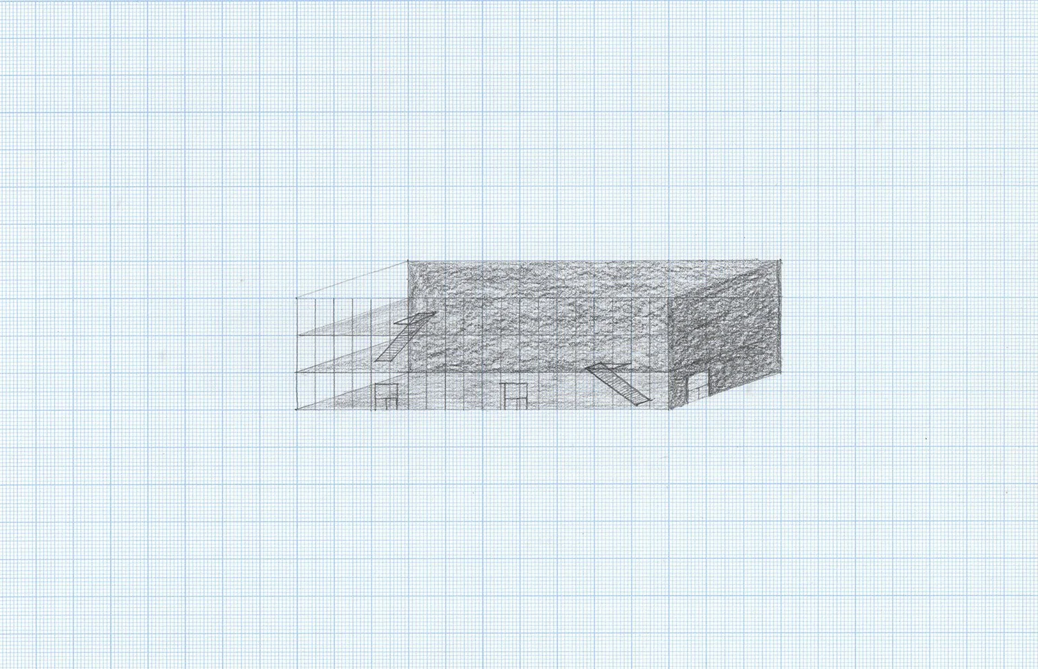 (11d), Graphite on Graph Paper, 2018