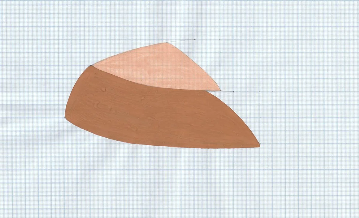 (1b) Watercolour on graph paper, 2020