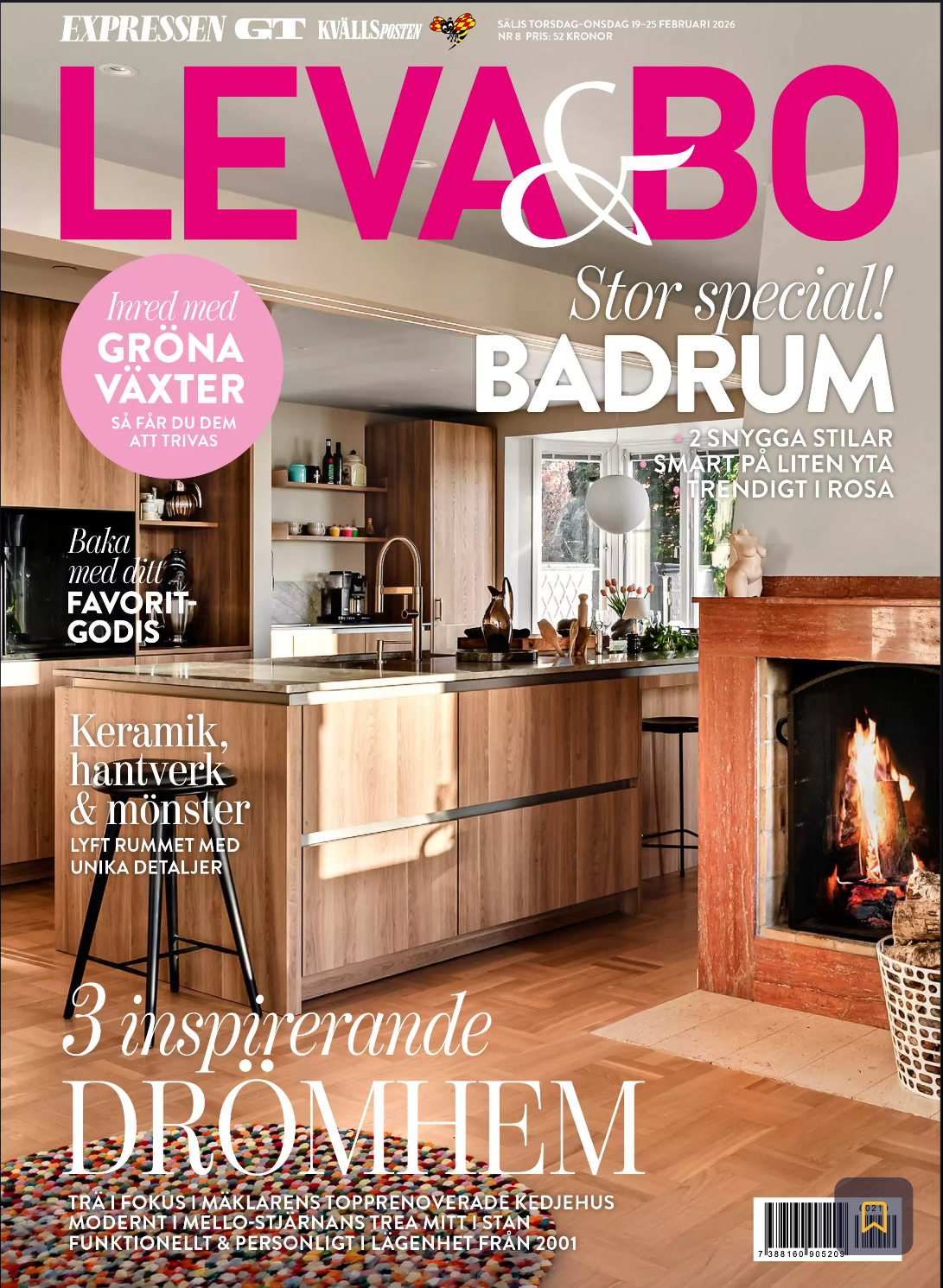 När man får se sin interiörbild på omslaget är det extra kul