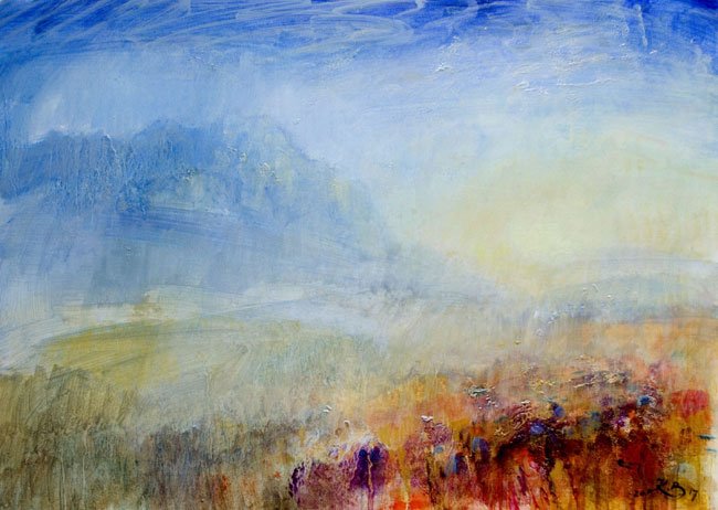 Breakthrough 2018. oil on canvas 20 x 28 inches (50 x 70 cm)