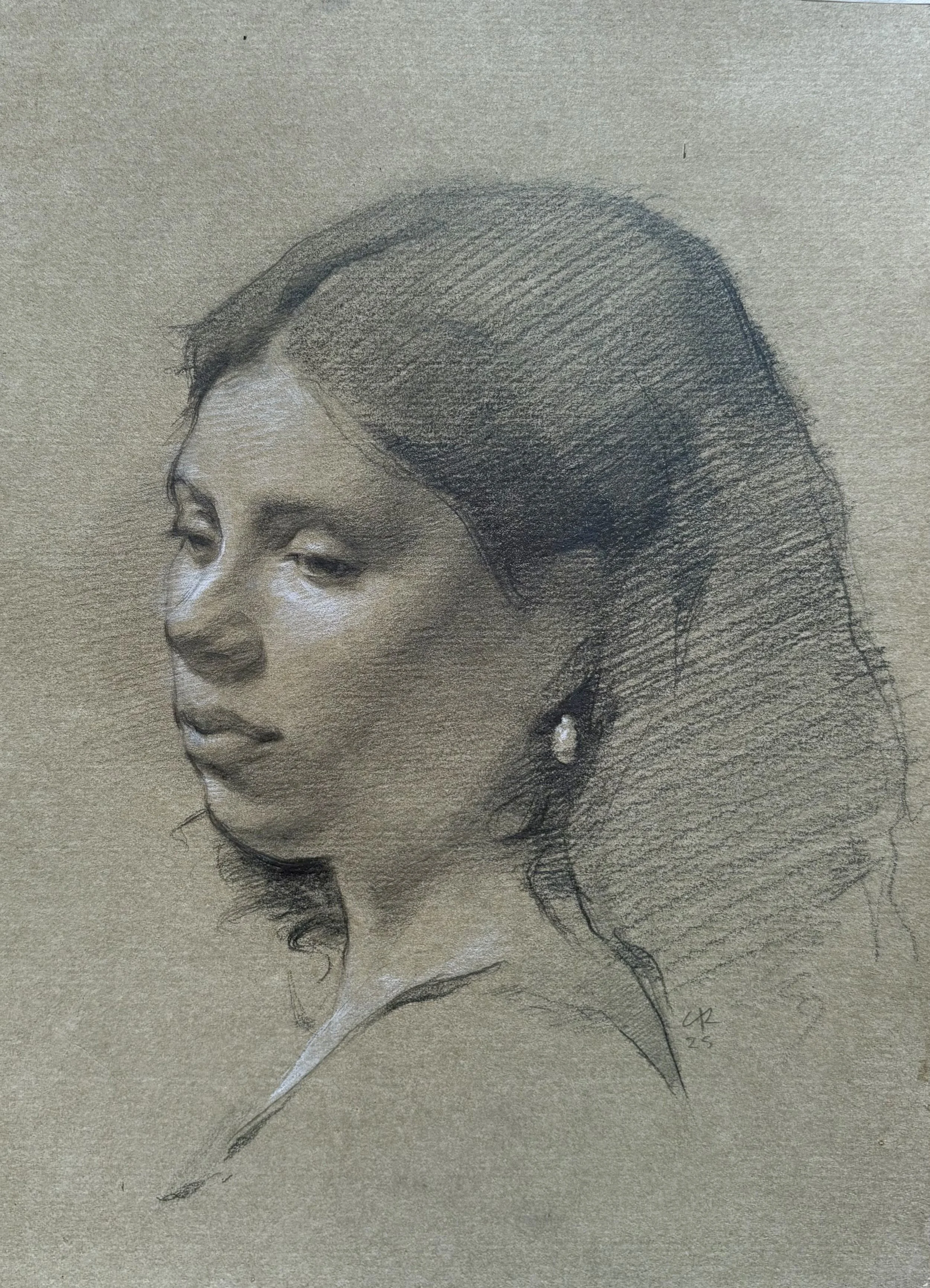 Carson Rauschenberg, Sketch of Lucia