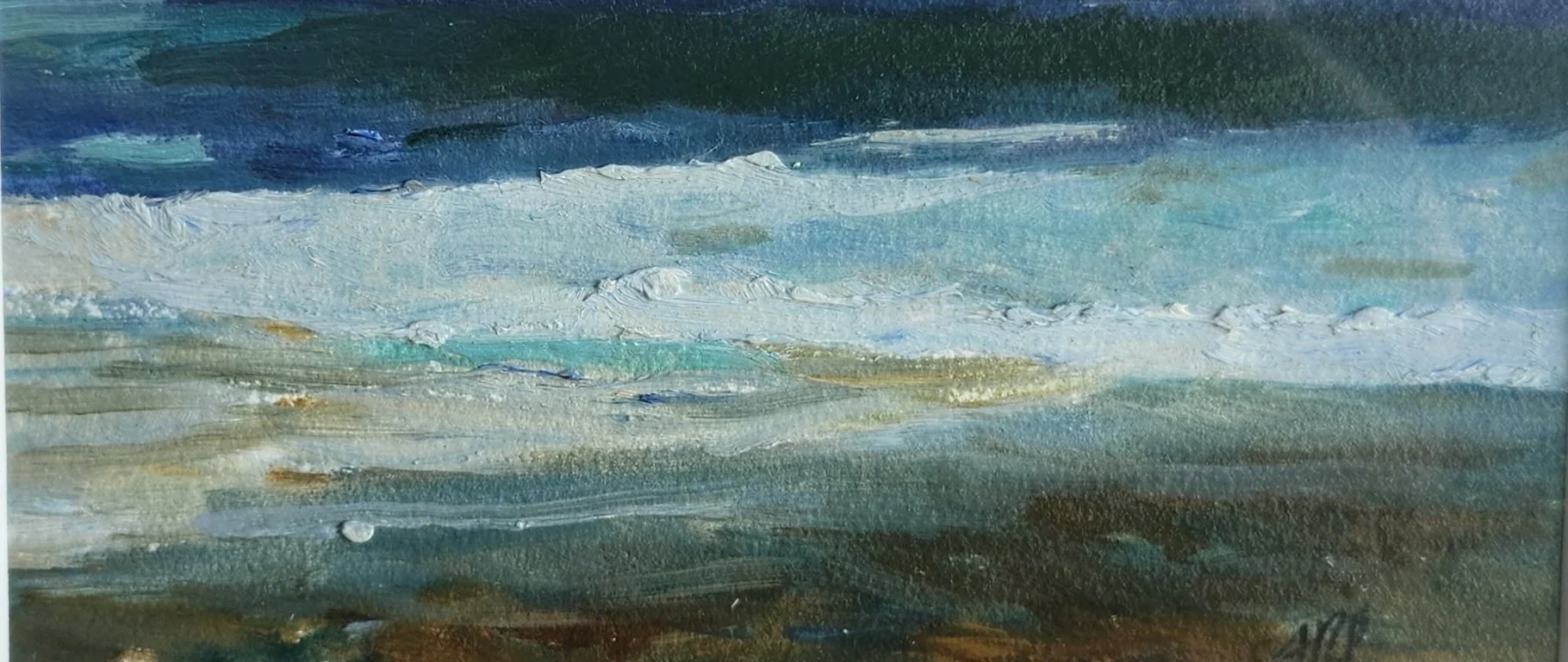 Emmanuel F. Navarro Pizarro, El reflejo de las nubes en las olas