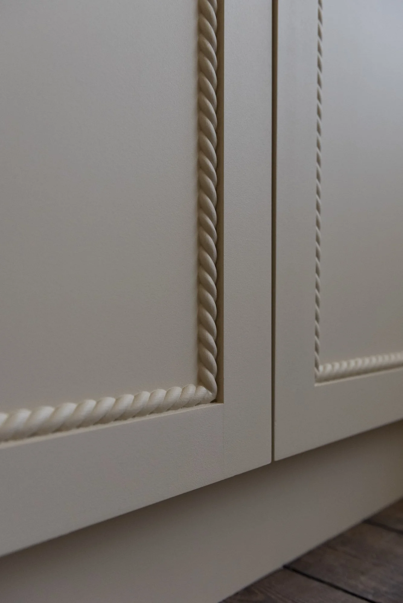 Top box storage section inside custom built wardrobes