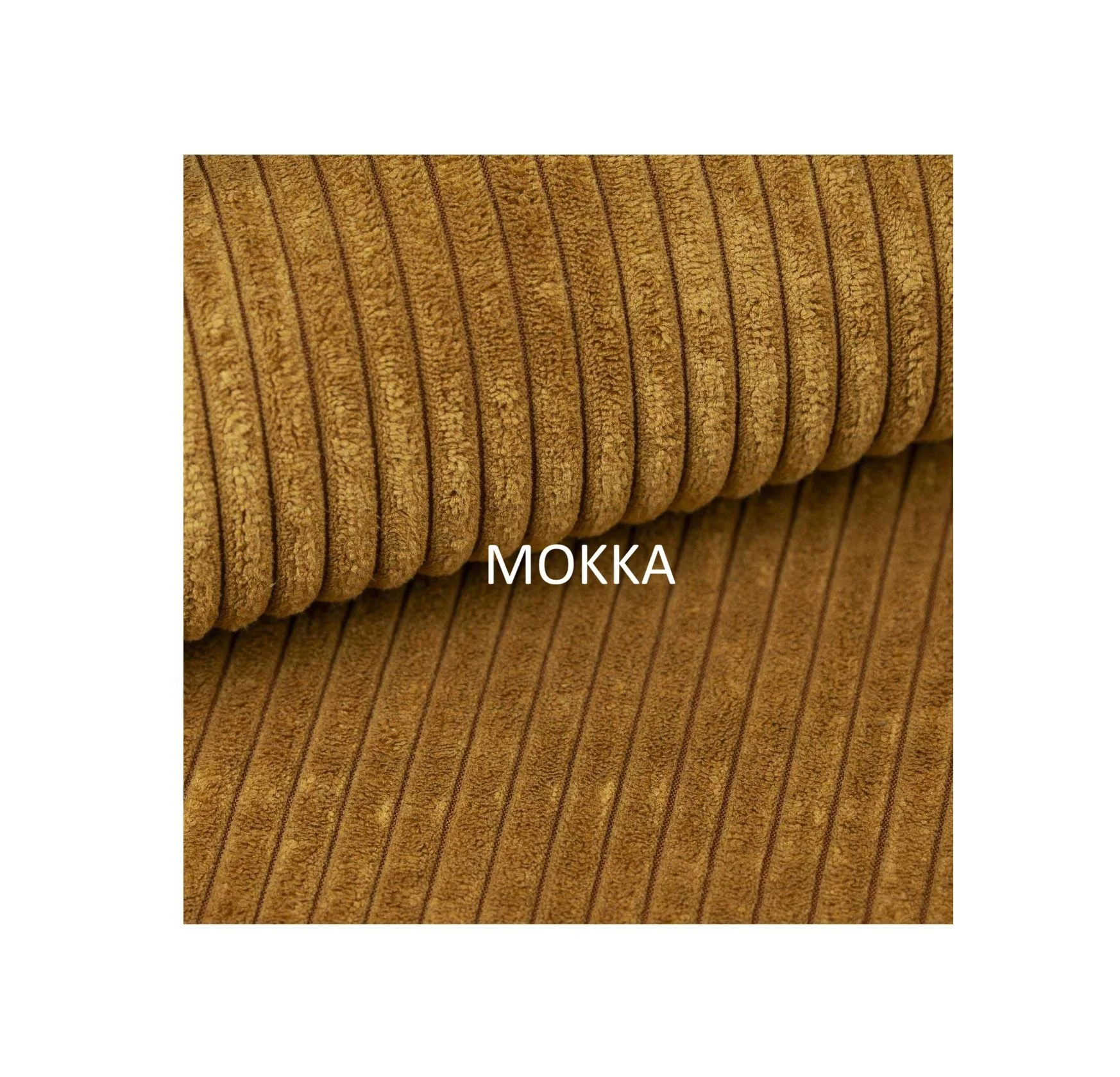 BOX KLASSIK Samtstoff POSO 001, Farbe Mokka