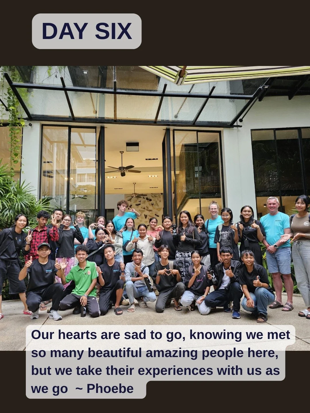 💛 Games, Goodbyes &amp; Circus Magic: Day 6 in Siem Reap! 💛

What. A. Day. 🤩
Our CCT crew wrapped up their Siem Reap journey with unforgettable moments &mdash; filled with play, culture, connection, and a spectacular send-off.

☀️ Sunshine &amp; S