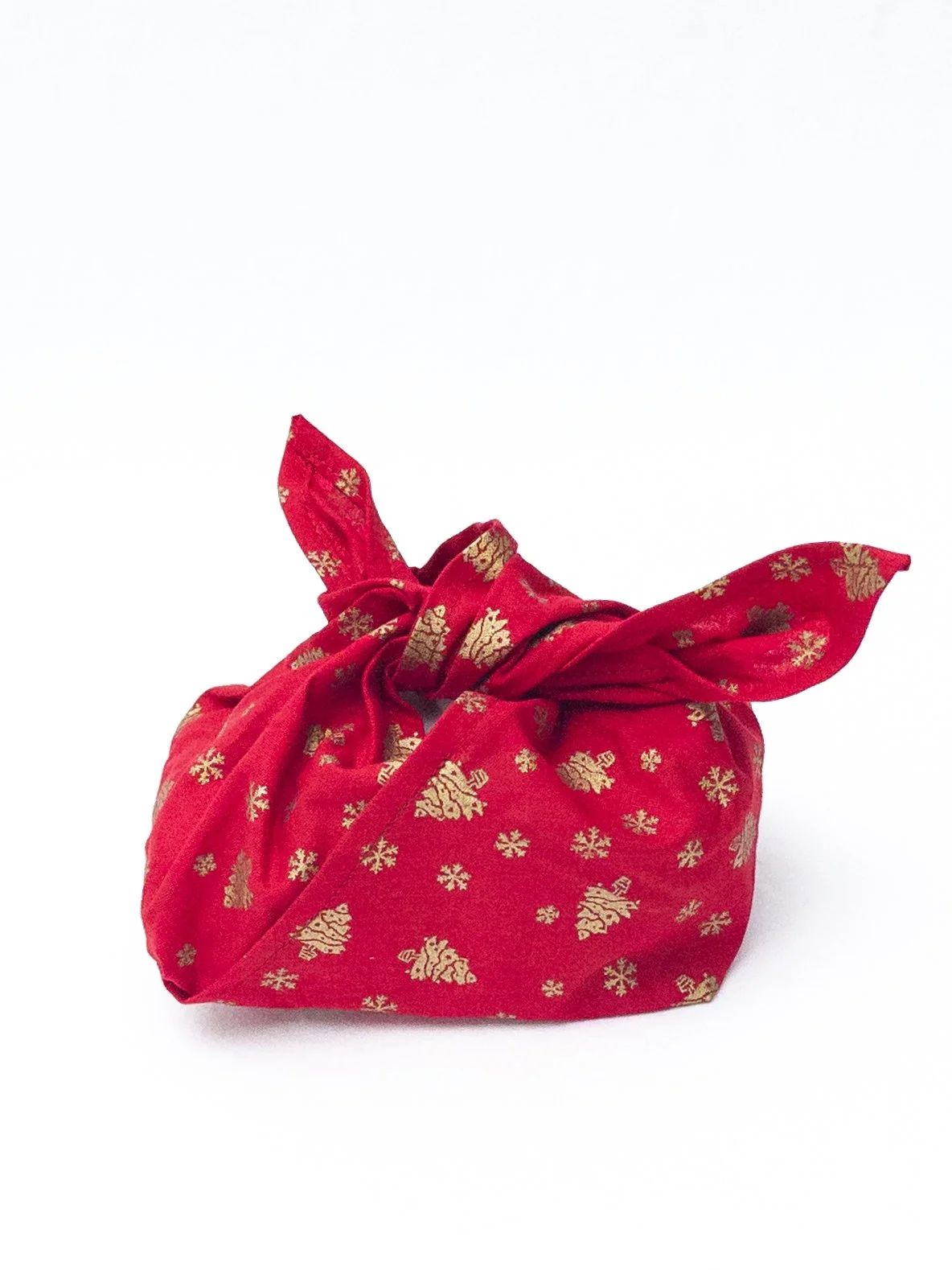 TREE SNOWFLAKE RED/GOLD