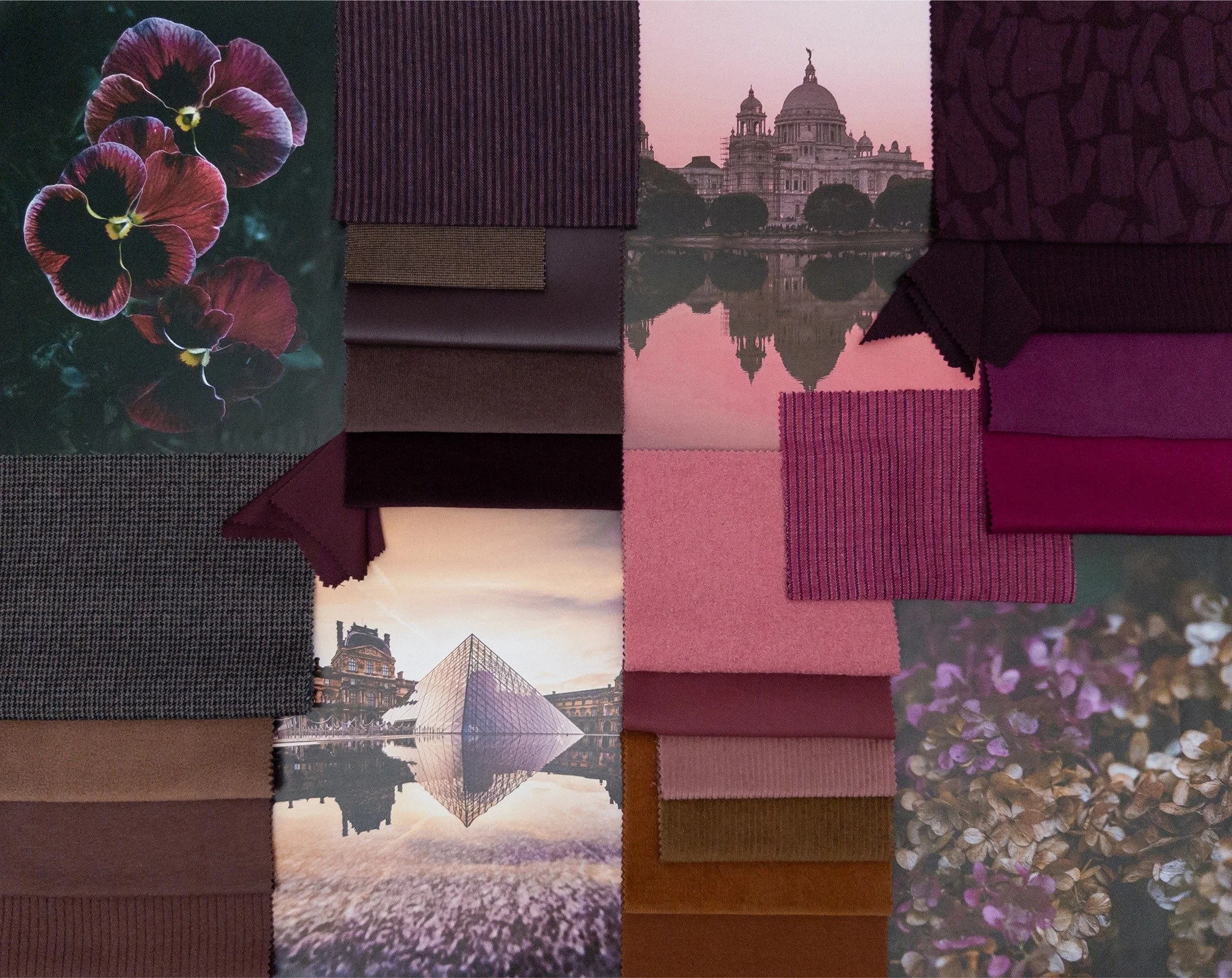 FW26 STORY THREE: AUTUMN BLOOM 🥀

Explore a poetic fusion of plums, pinks, and earthy tones, creating a palette that feels both optimistic and familiar, but maintaining slight mystery. Deep wine shades lend a moody richness, ideal for eveningwear an