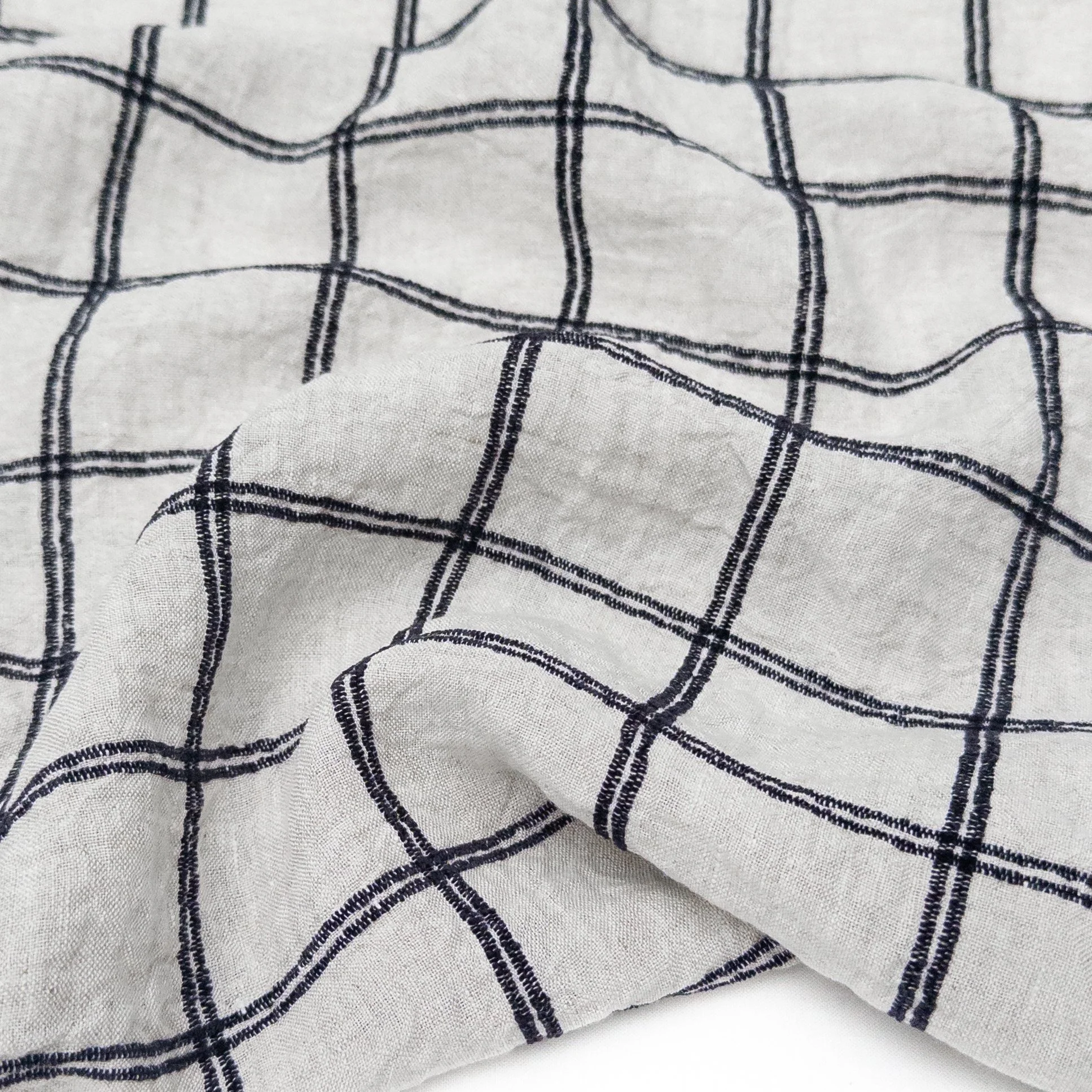 Bella Check 2902 Oatmeal/Black