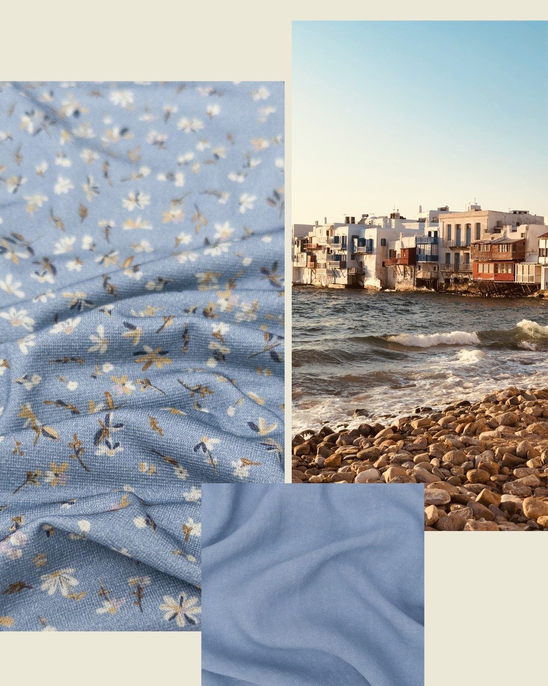A relaxed and coastal-inspired story made for summer. Discover more of this fresh seaside palette in our SS27 collection.

#gordonfabricsltd #ss27 #springfabric #springinspo