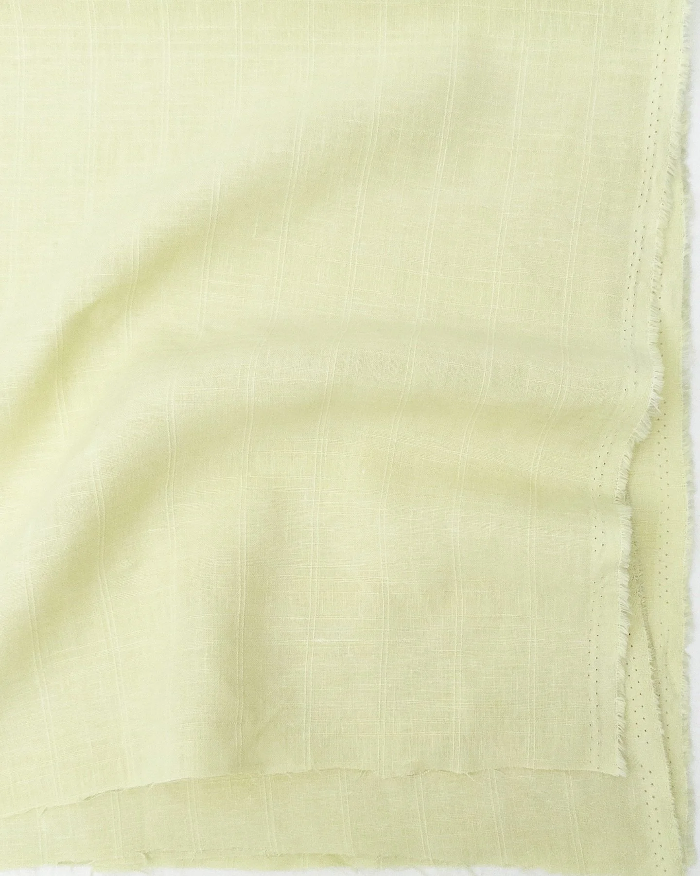 Introducing Rhode. 🍋 Our brand-new linen/cotton blend features a subtle woven dobby plaid design for added texture.&nbsp;

Fabric details: 83% Linen/17% Cotton, 167 GSM, 55/56&rdquo; wide.

This fabric is in stock now in five sophisticated shades: L