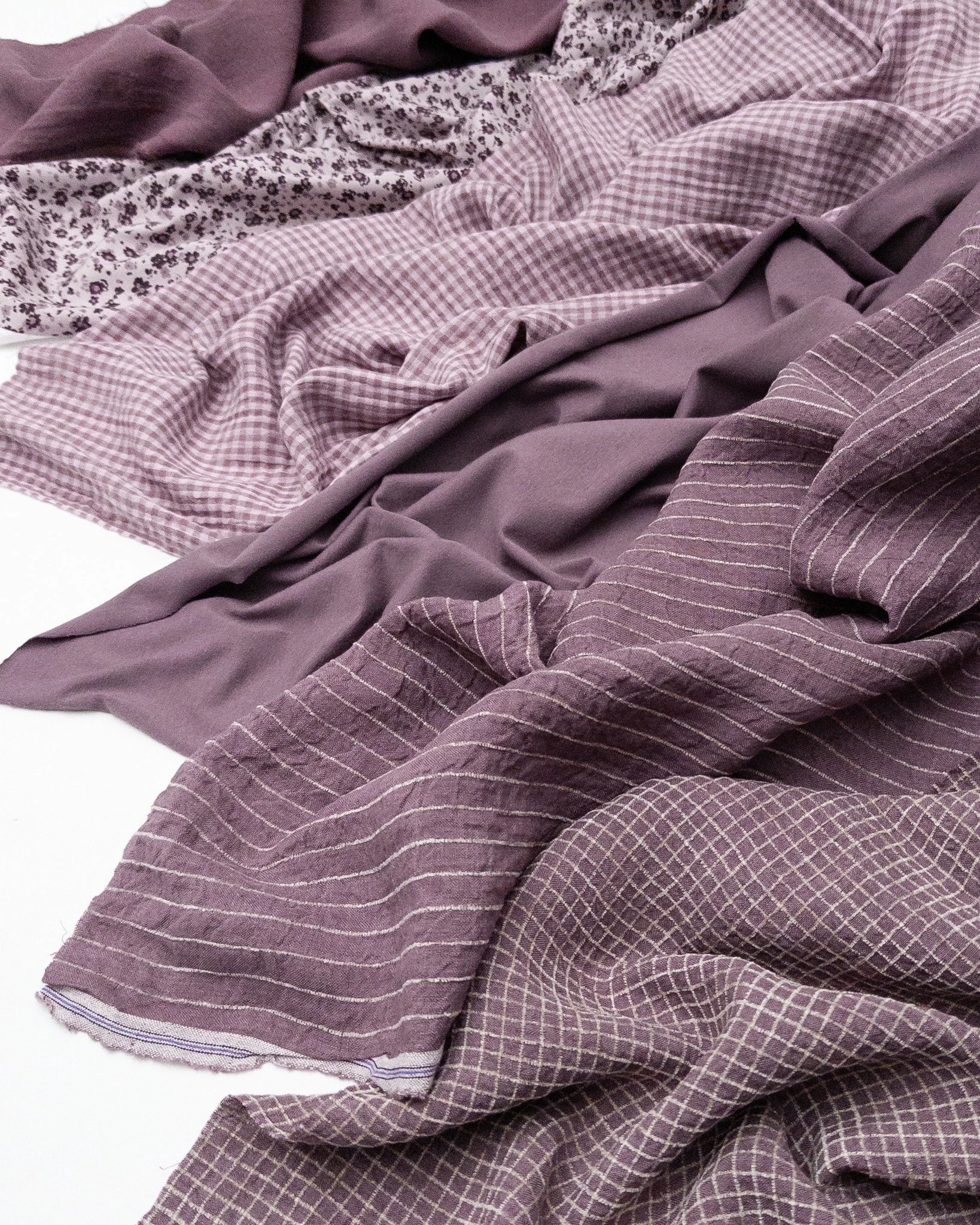 Colour spotlight: Plum 🍇

Shop this customer-favourite shade across our linens, jersey knits, organic cotton double gauze, printed poplin, and more!

#gordonfabricsltd #ss27 #summerfabric #linen #colourinspo