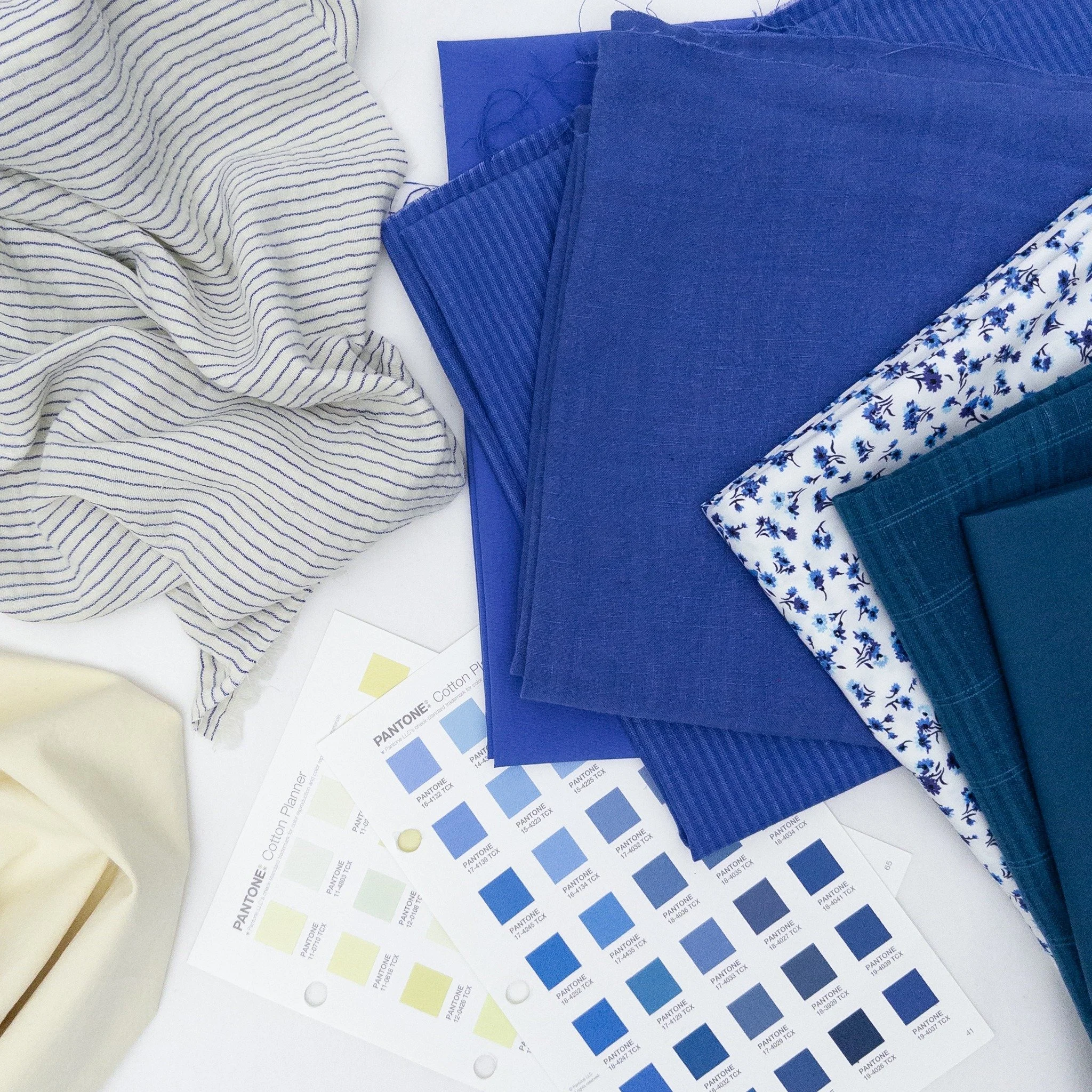 A glimpse into the colour palette that shaped our Aegean Blues story 💙

#gordonfabrics #ss27 #fabricinspo #summerinspo