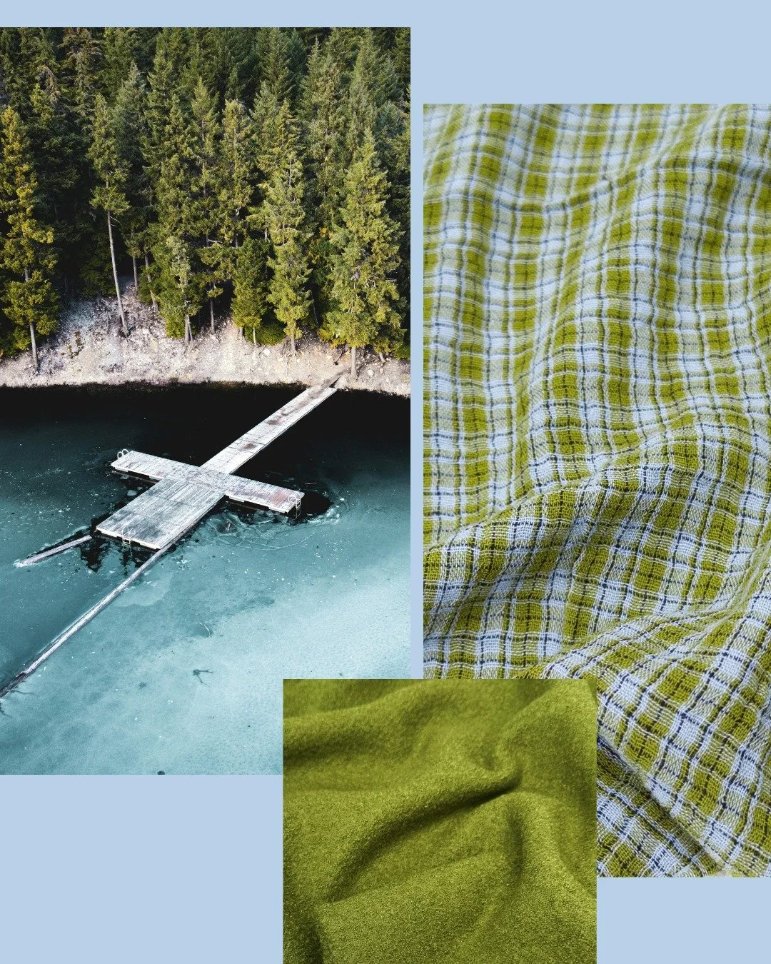 Texture and colour inspiration for the colder months ahead. Think boiled wool, yarn-dyed checks, sherpa, cotton canvas, and sweater knits in shades of Pesto and Chambray🌿

#gordonfabricsltd #fw27 #fashionfabrics #fallfabric #fallinspo