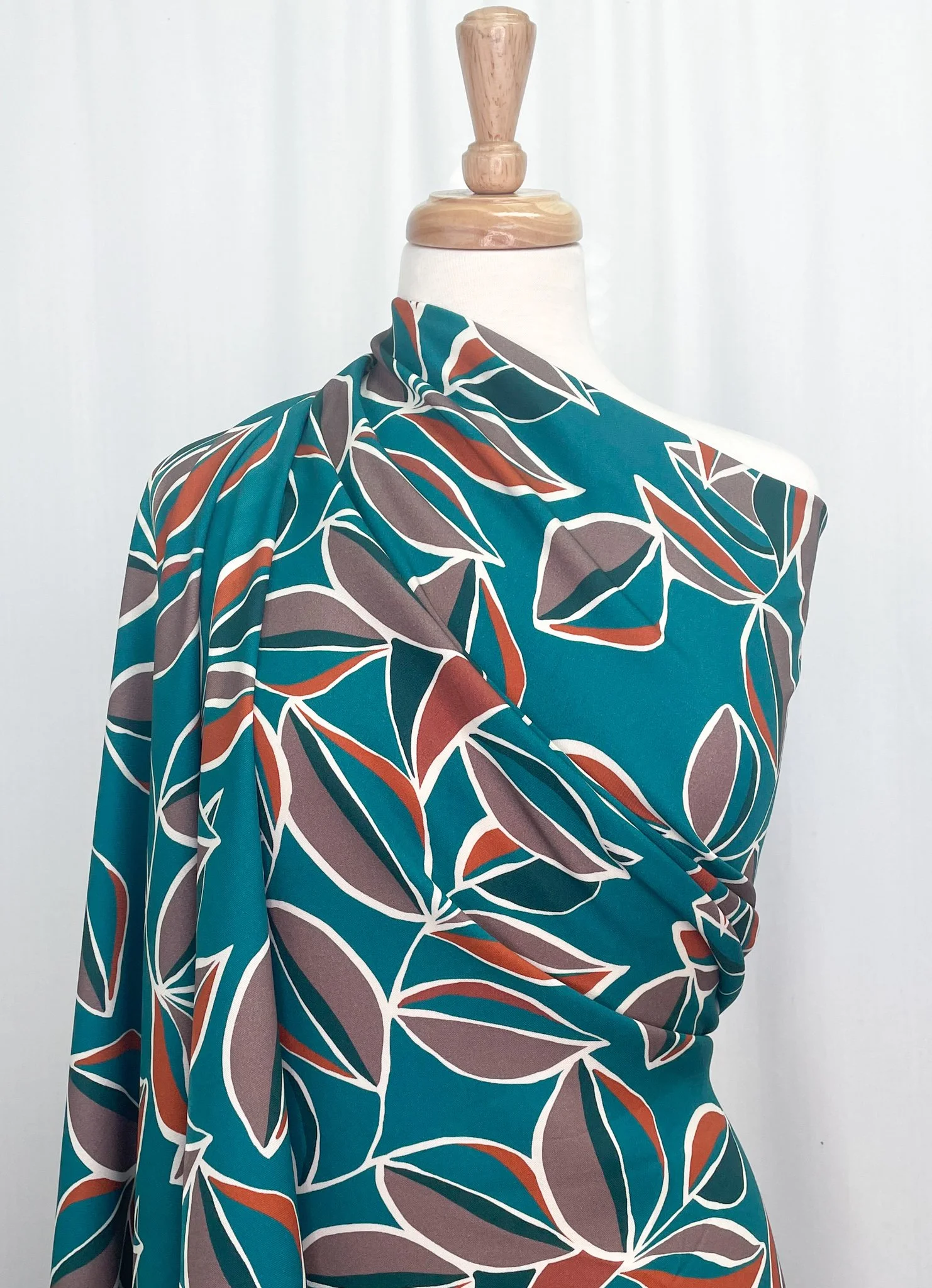 2726 - Teal/Cognac