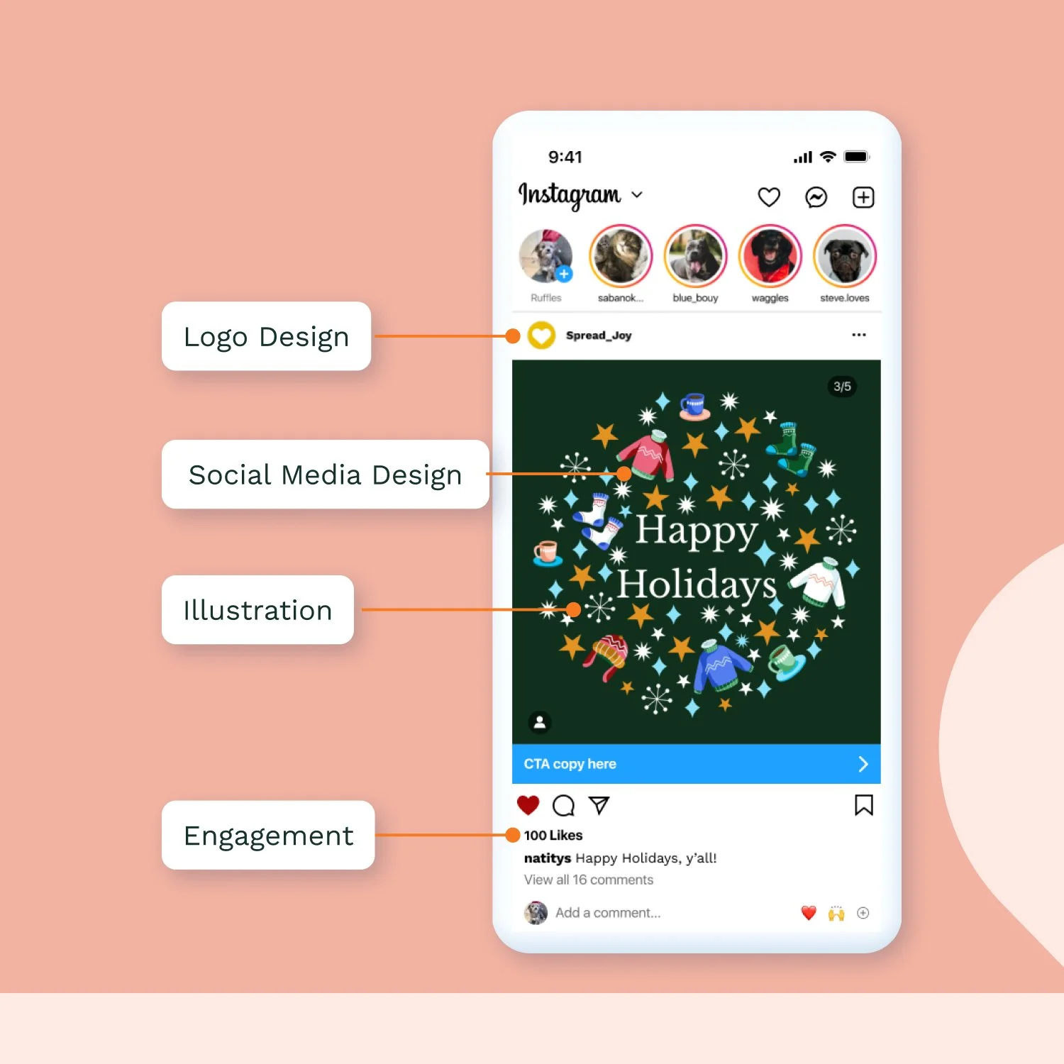 Research & Strategy: User research & personas. Competitive analysis & usability testing  Wireframing & Prototyping: Low & high-fidelity wireframes. Interactive prototypes  UI & Visual Design: Web & mobile interface design. Design systems & style guid