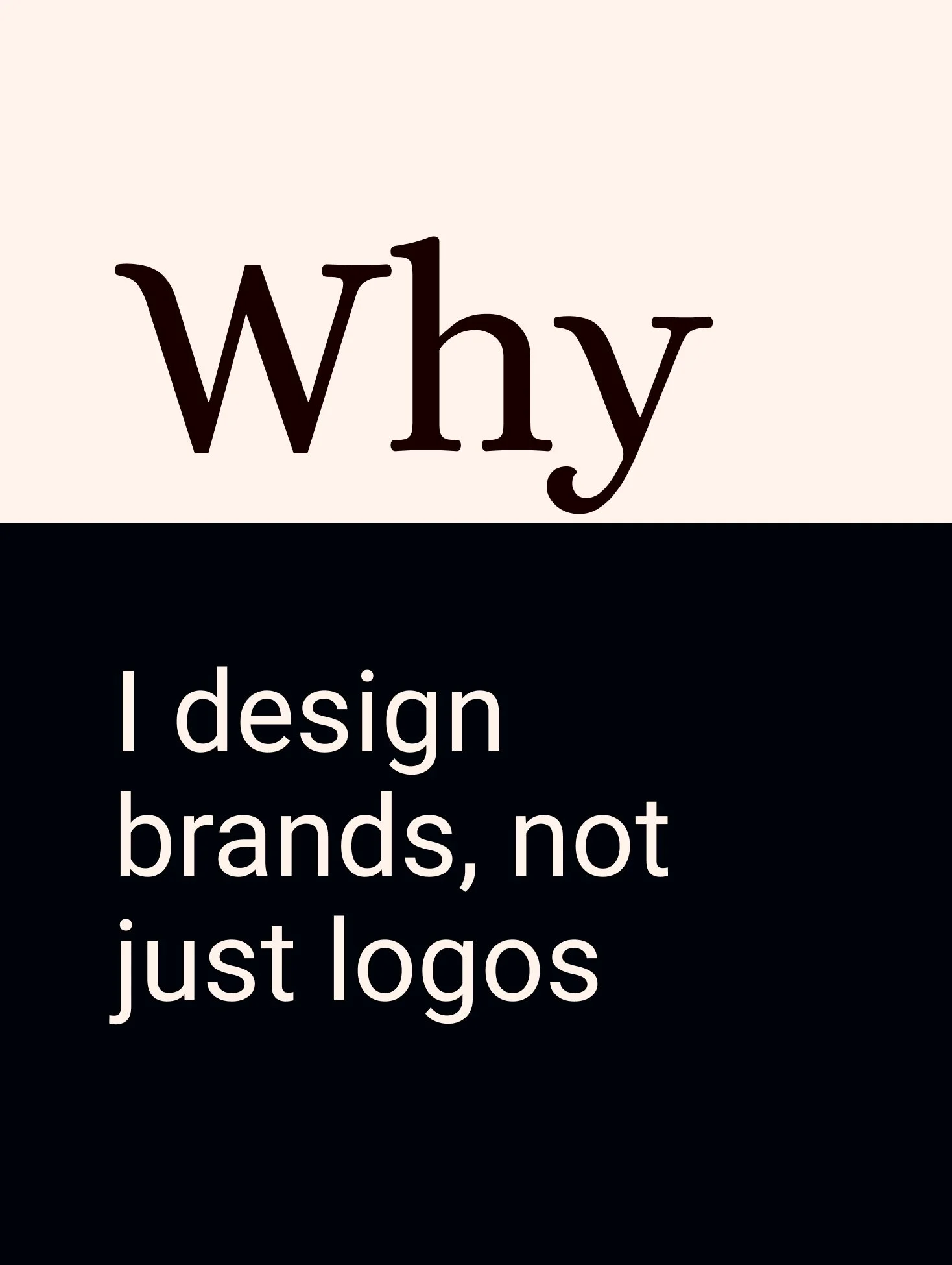 Why I Design Brands, Not Just Logos