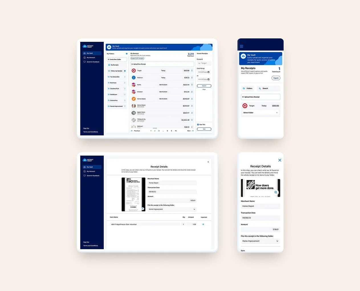📝 User research grounded the design in real pain points. ✨ A fast, lightweight brand system built to scale with the MVP.
