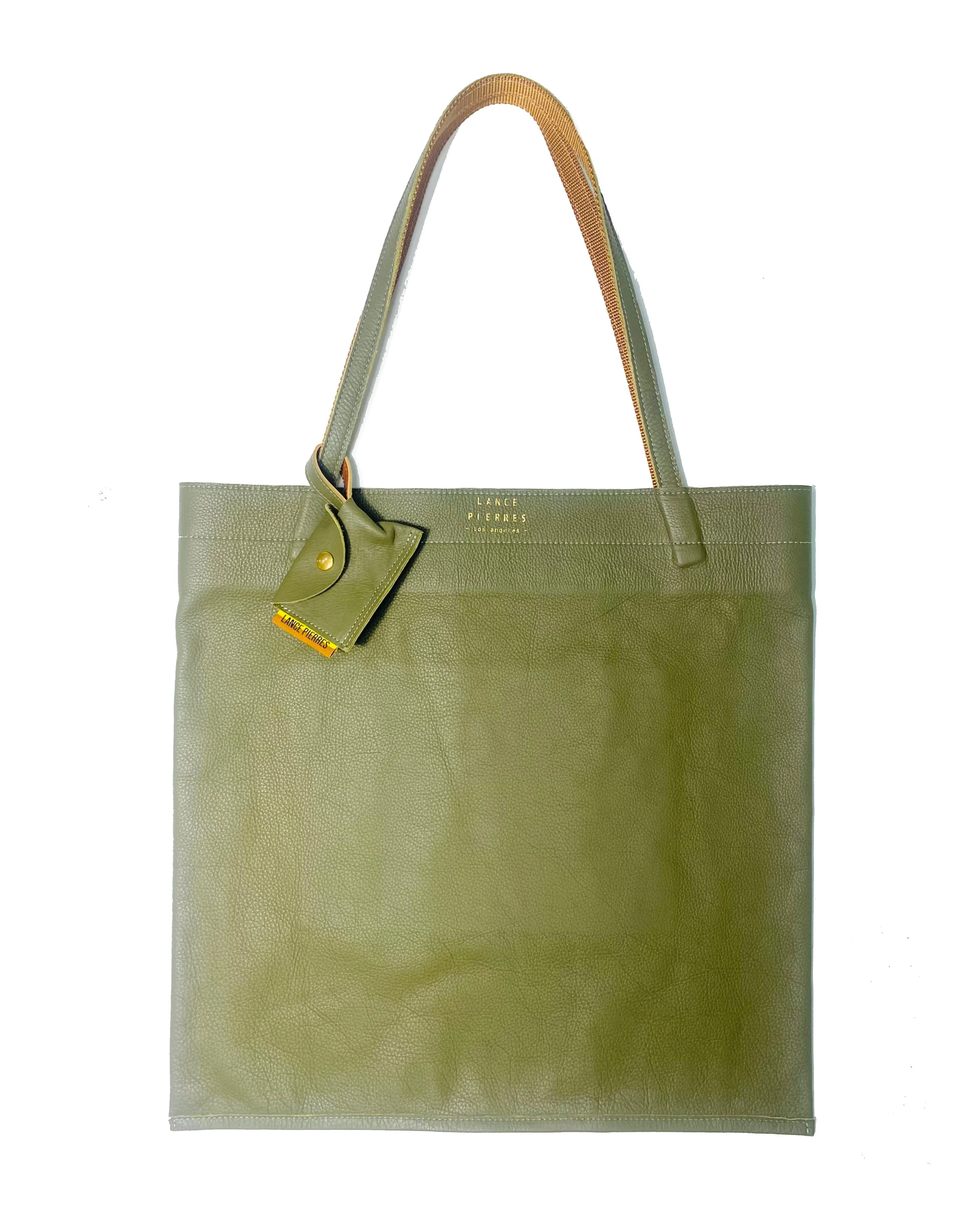 varsituile 01 (classique) single-hide tote: "surplusse" plonge pebble calf