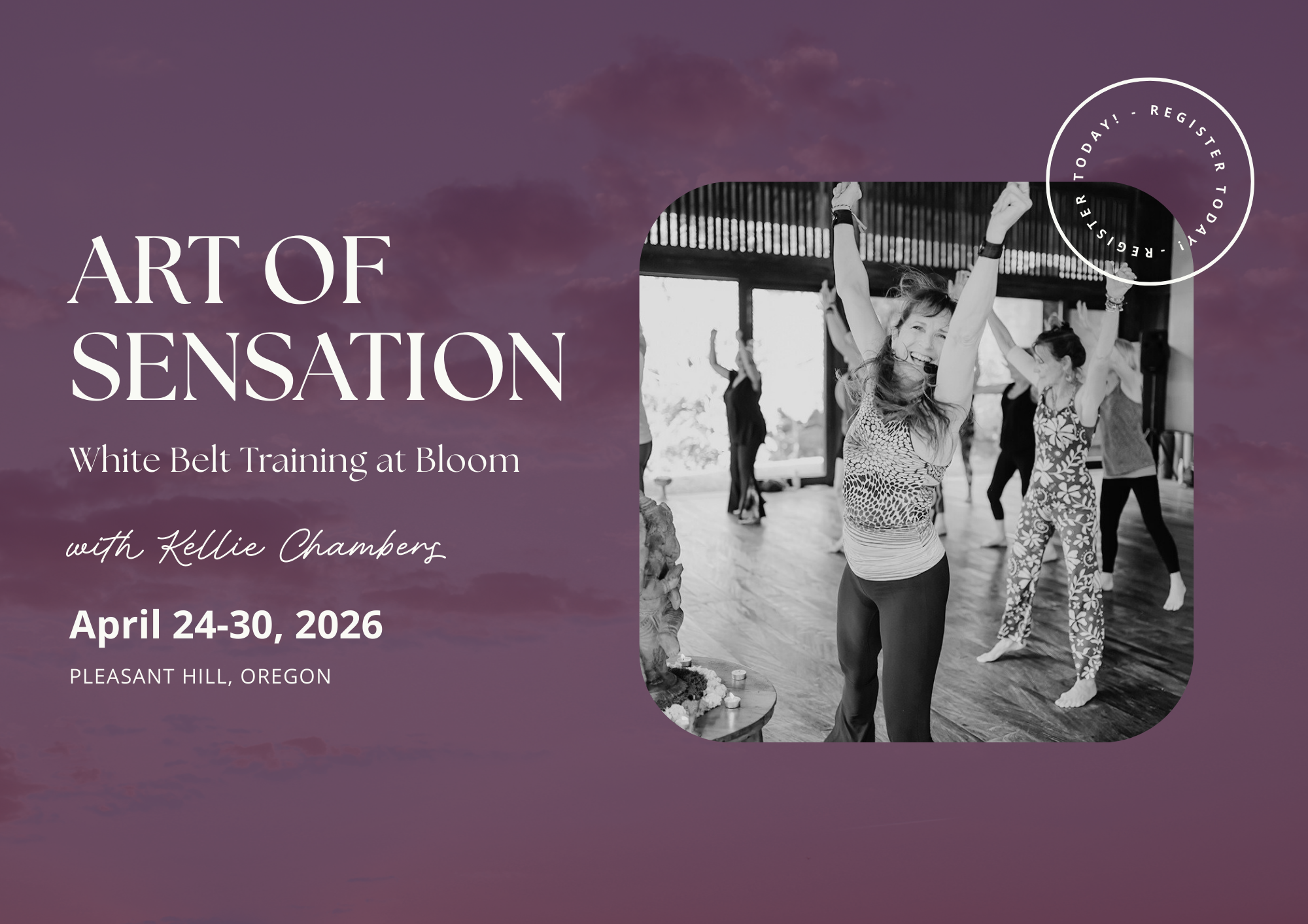 White Belt Art of Sensation at Bloom