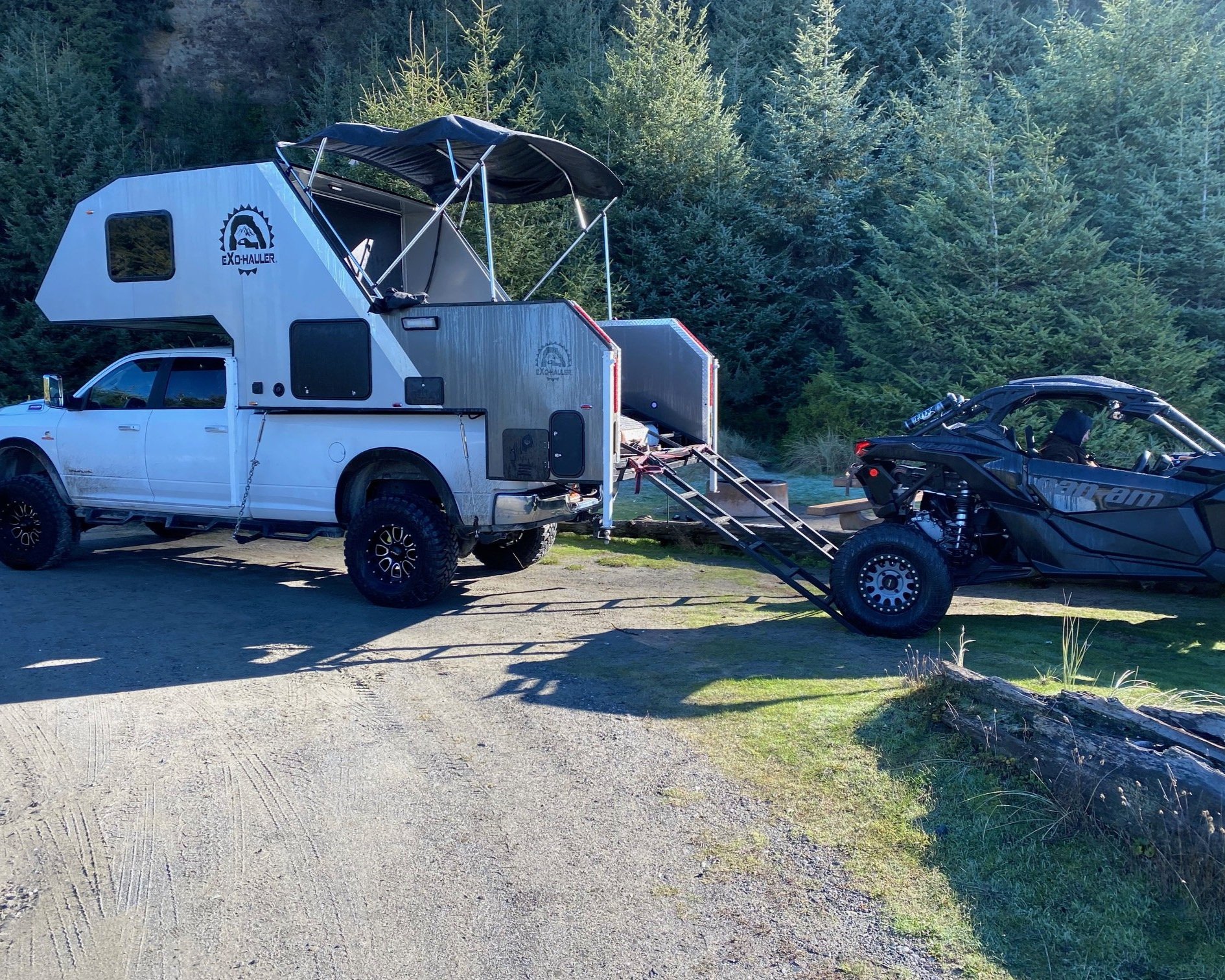 World S First Flatbed Camper Toy Hauler