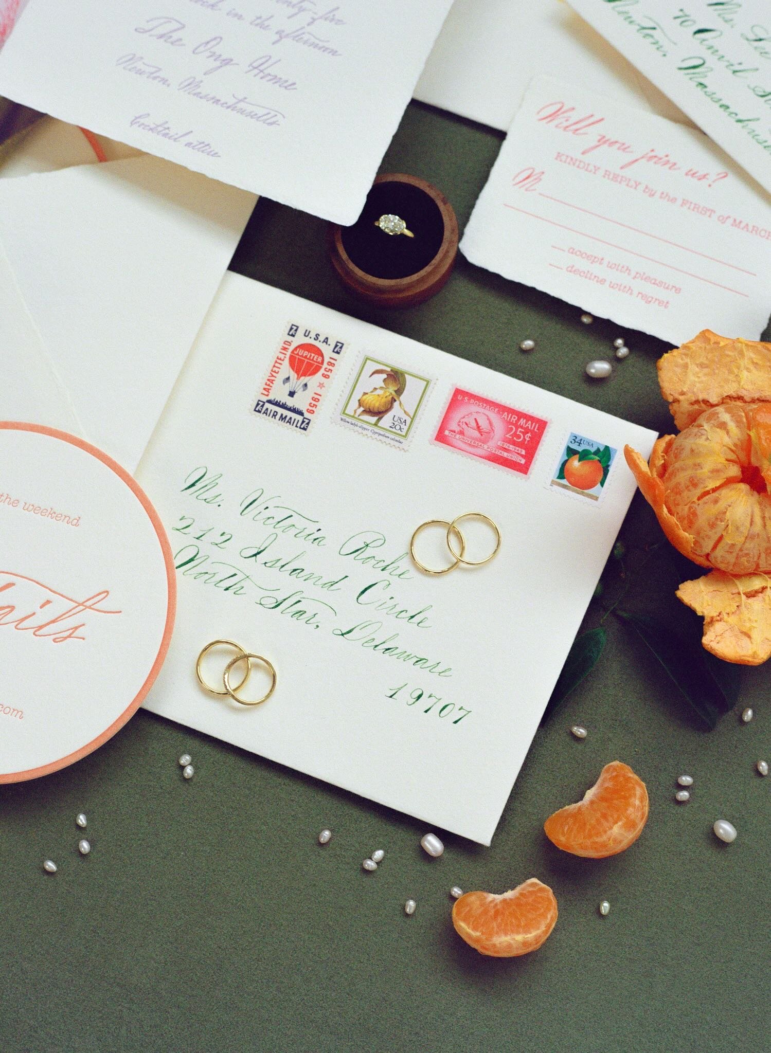 Boston wedding invitations custom calligraphy castillo holliday 1.jpeg