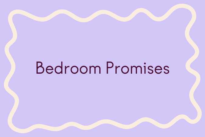      

 
    Bedroom Promises   They say there is a whole world out there, somewhere beyond the white curtains of this bedroom.  Outside, on any day, I smell smoke. I walk to work.     I have a glass of wine.     I pay a bill.     I walk home.  Somed