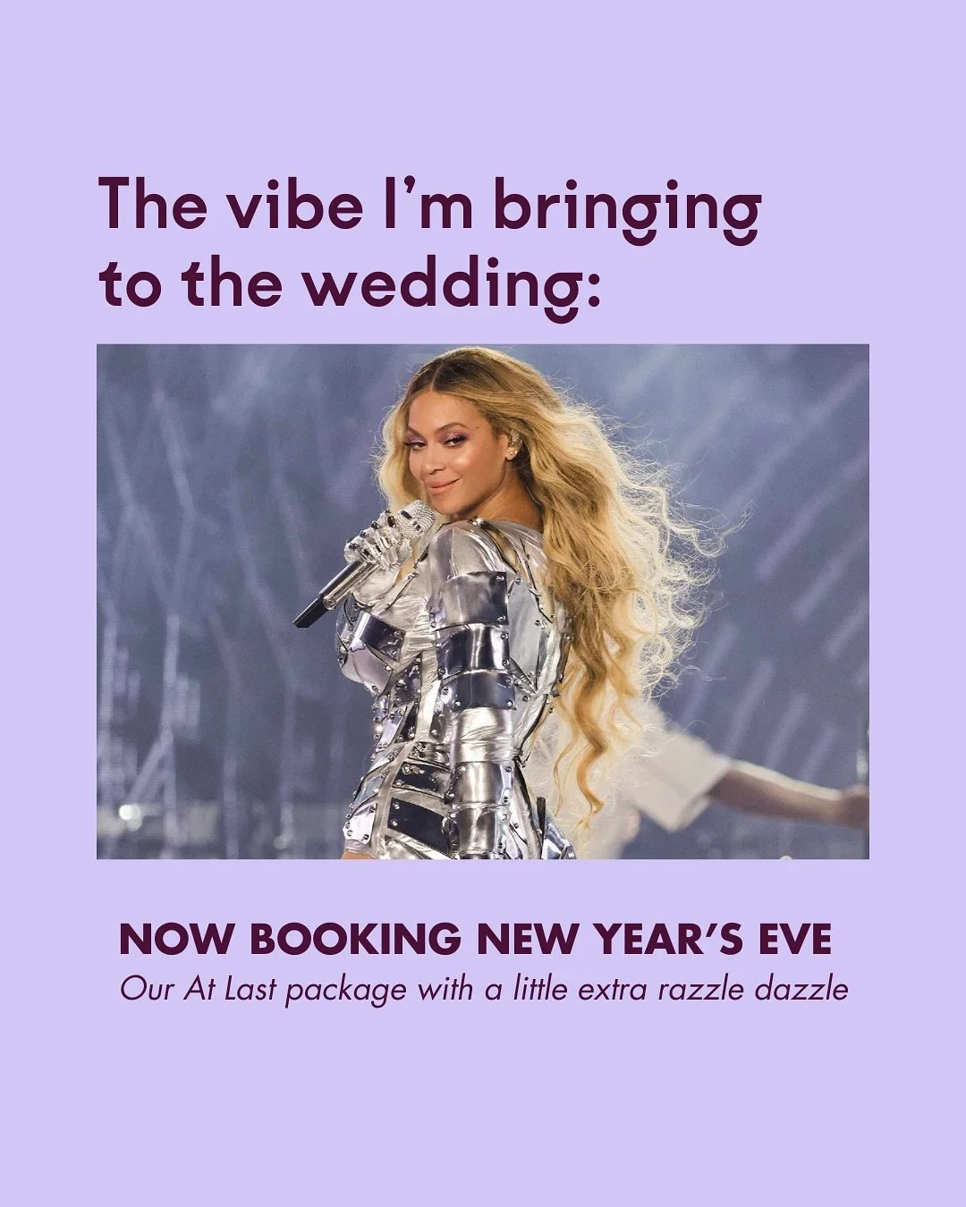 NOW BOOKING 12.31.25 ✨ &hearts;️ 🪩 

Had too much fun with the Halloween version of this post so here ya go. Book your Dearly ceremony now for New Year&rsquo;s Eve, thank us later.