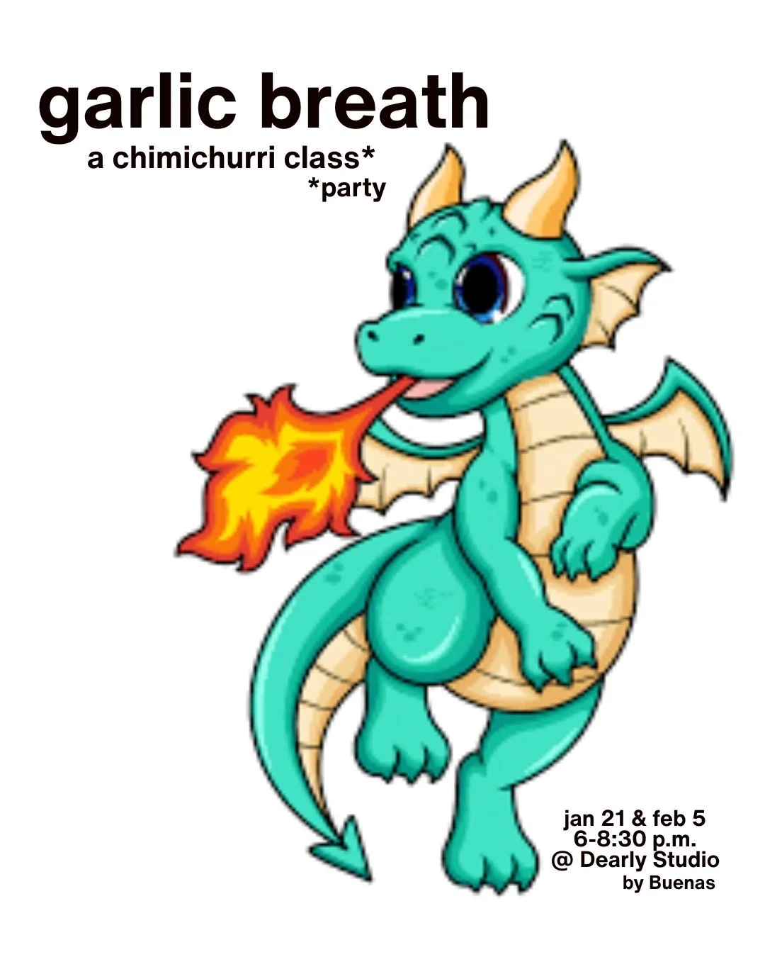 Garlic Breath: A Chimichurri Class (Party) by Buenas 