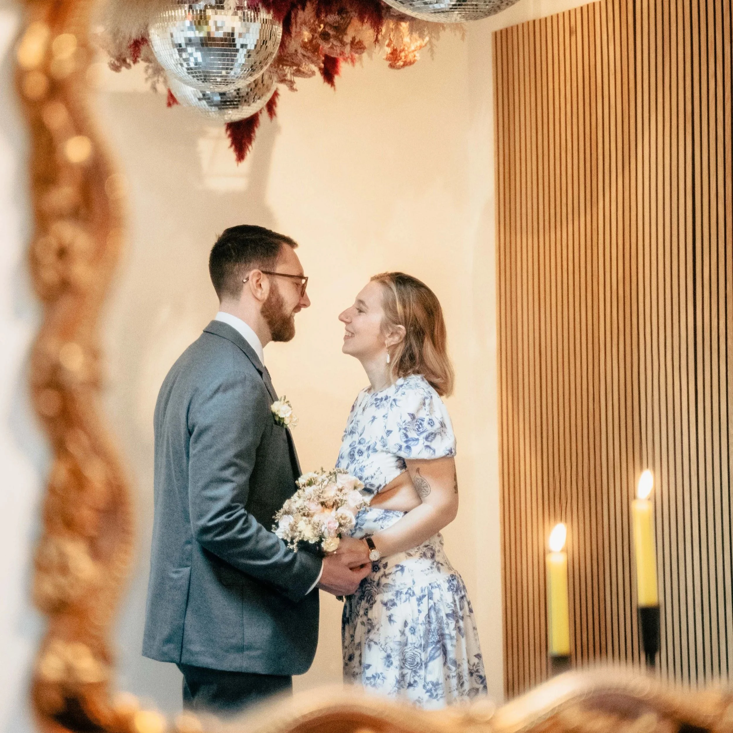  B+R were buying their first home, so they had a “paperwork and prosecco” party at Dearly to solidify all the legal “stuff” before their large party the following year.  