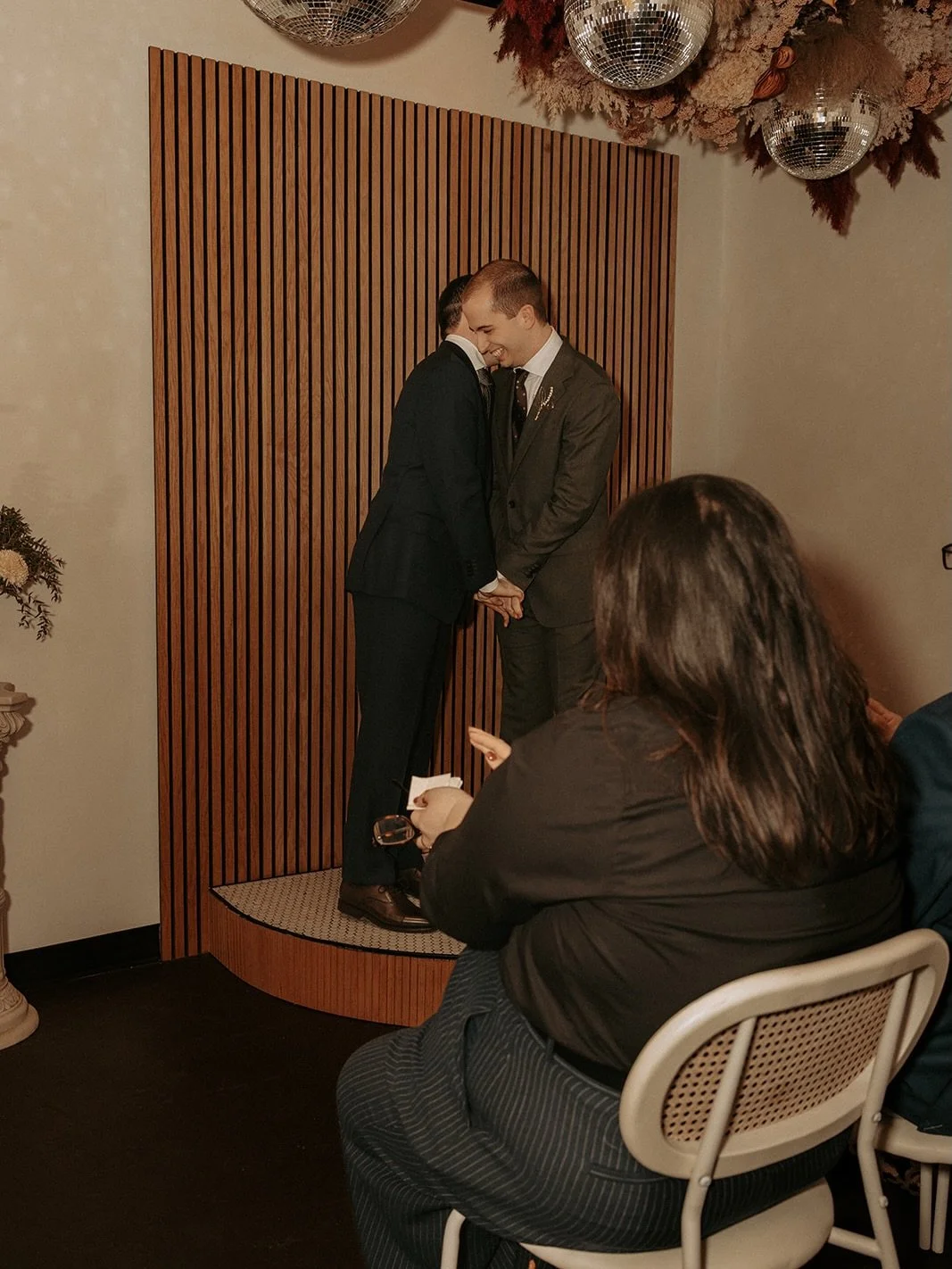 ALEX + KYLE ❤️&zwj;🔥

Talk about filling your tiny wedding with huge heart! A + K booked our Love on Top package and mixed in some fun, traditional elements (an aisle moment with their parents escorting them in) while still keeping it their own (lik