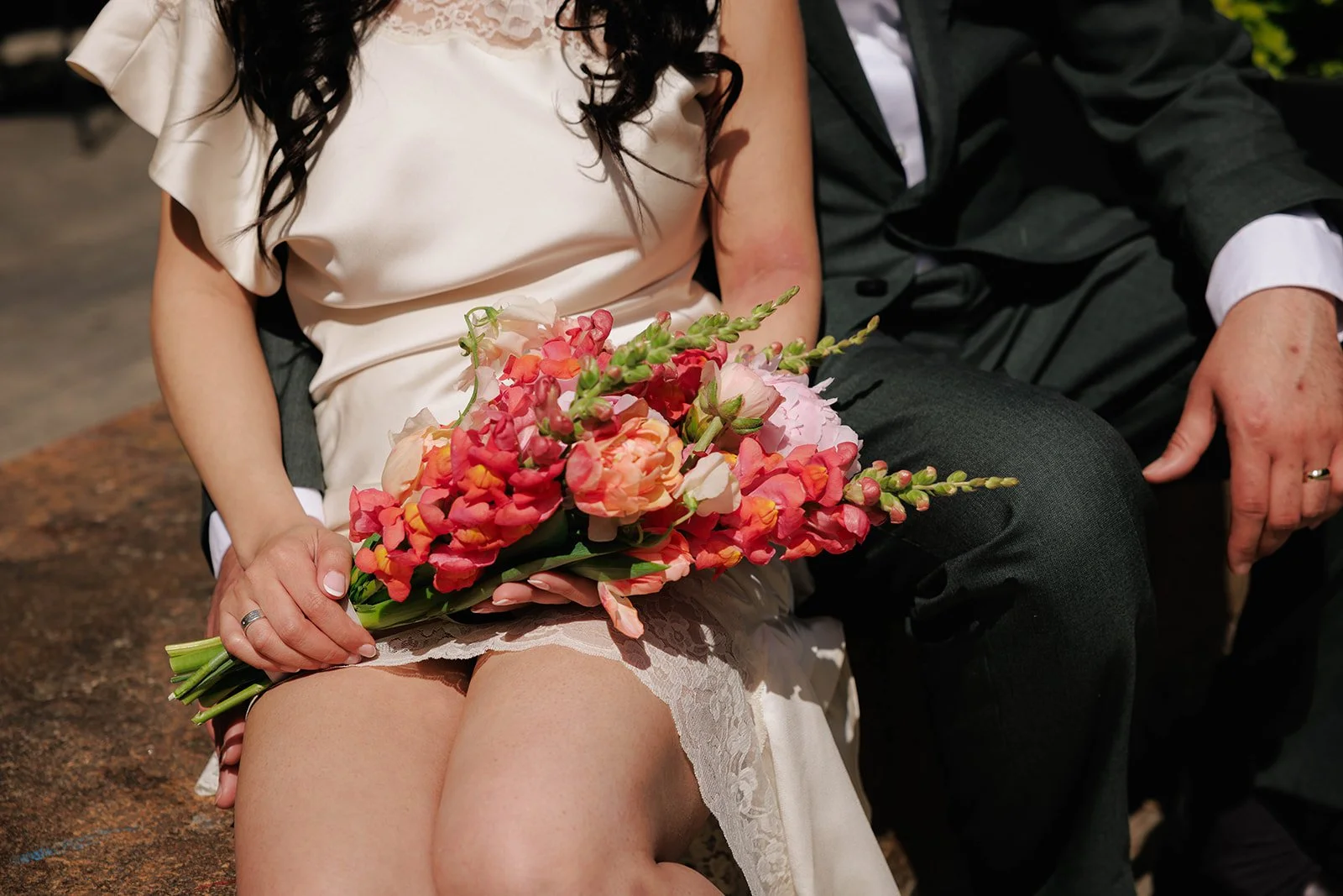 Rococo Petite Bouquet in Bright Colors (Lensy Michelle Photography)