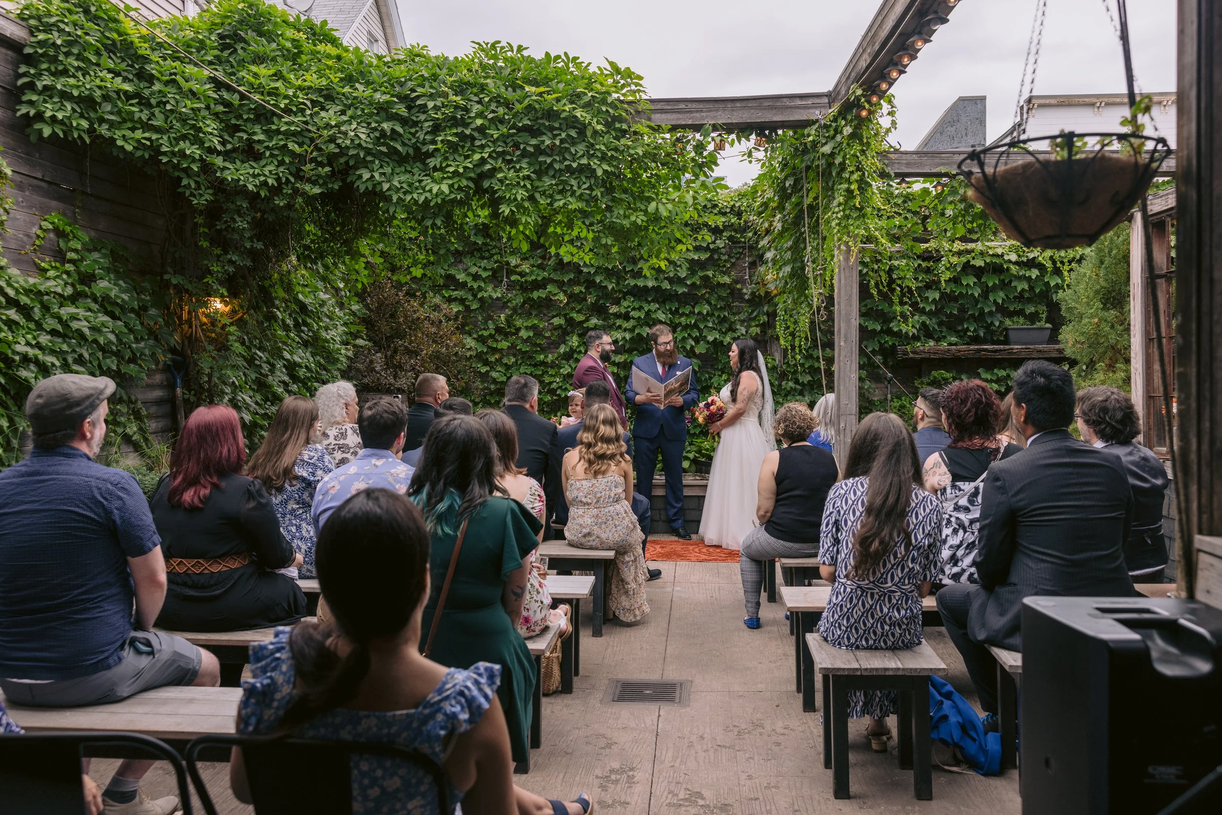 an August wedding at Satellite 