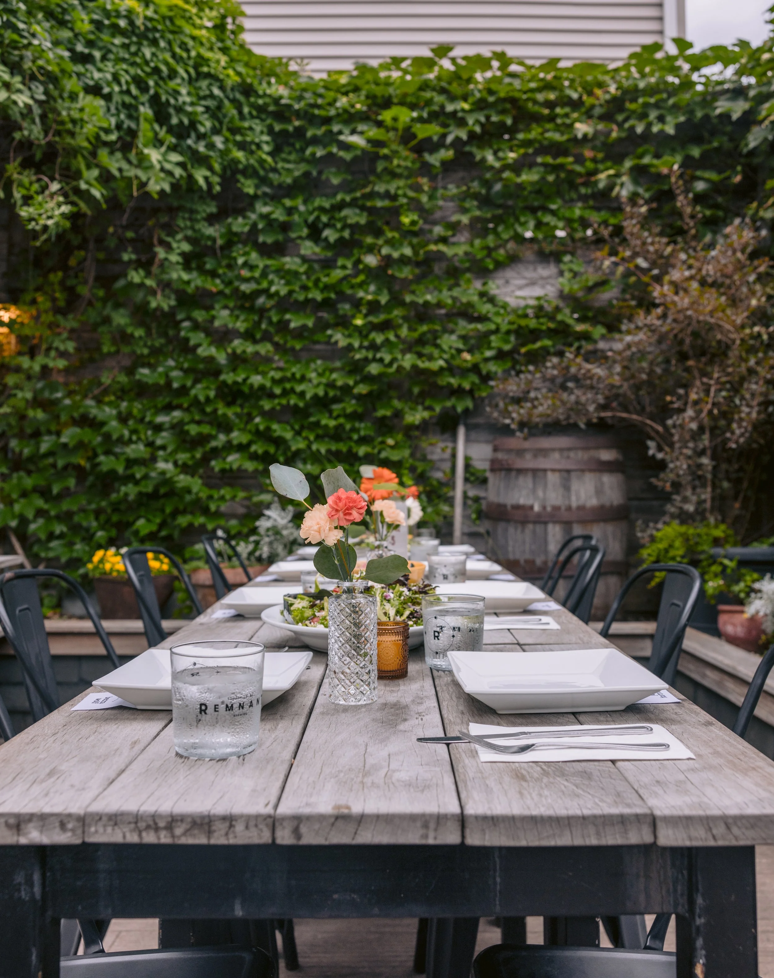 Note: upgrading to a seated dinner is possible if you'd like