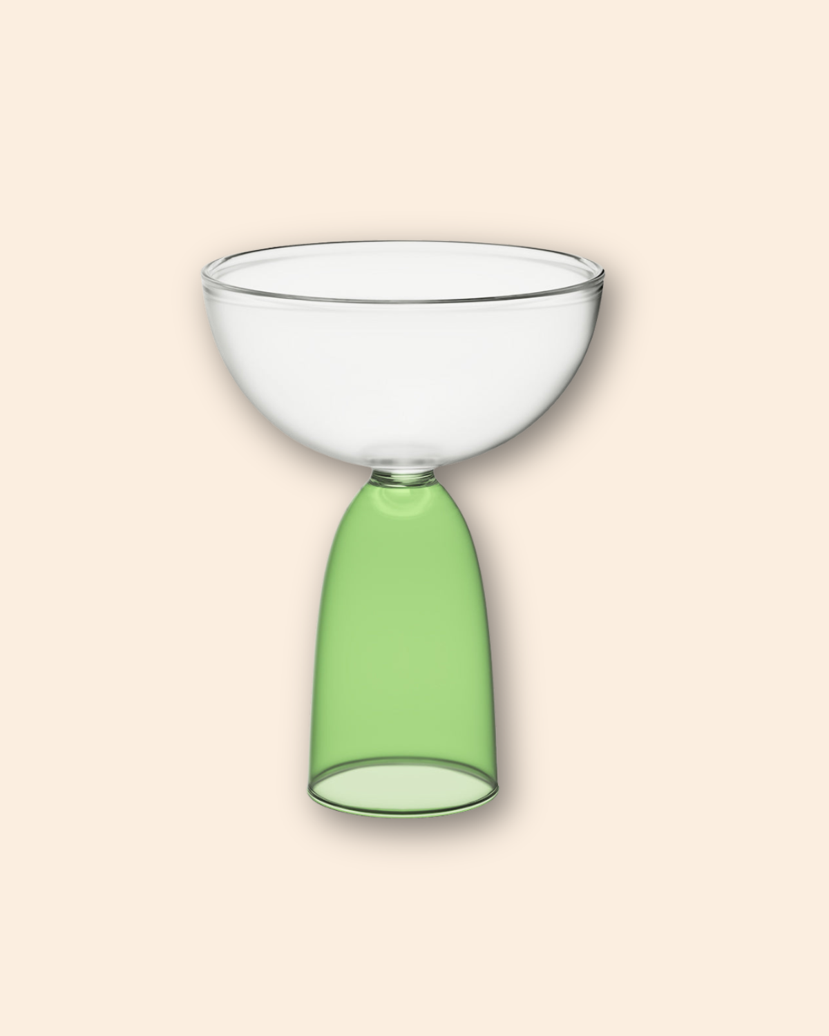Mamo Coupe in Green / Clear