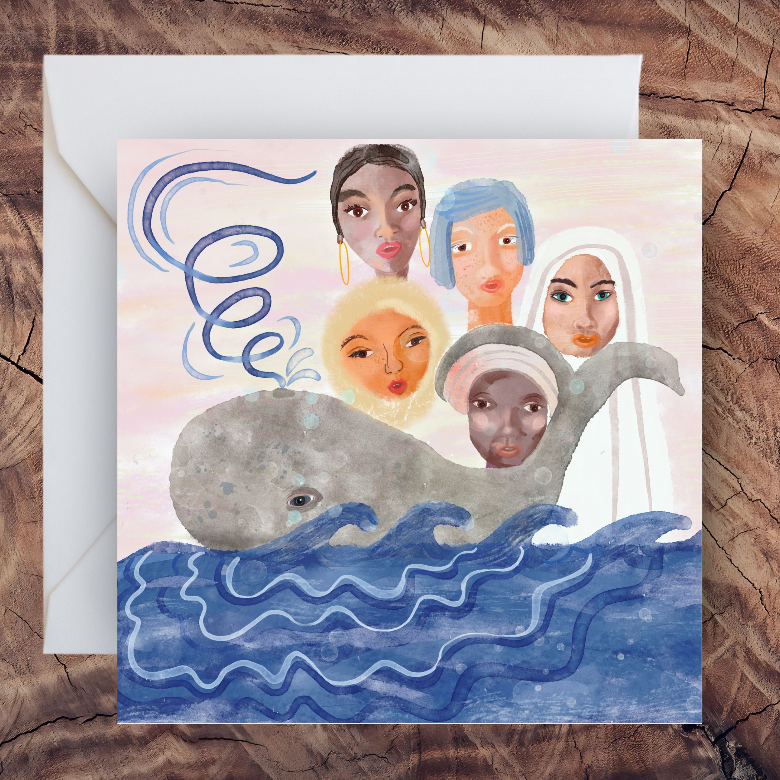 Whale Song Greeting Card