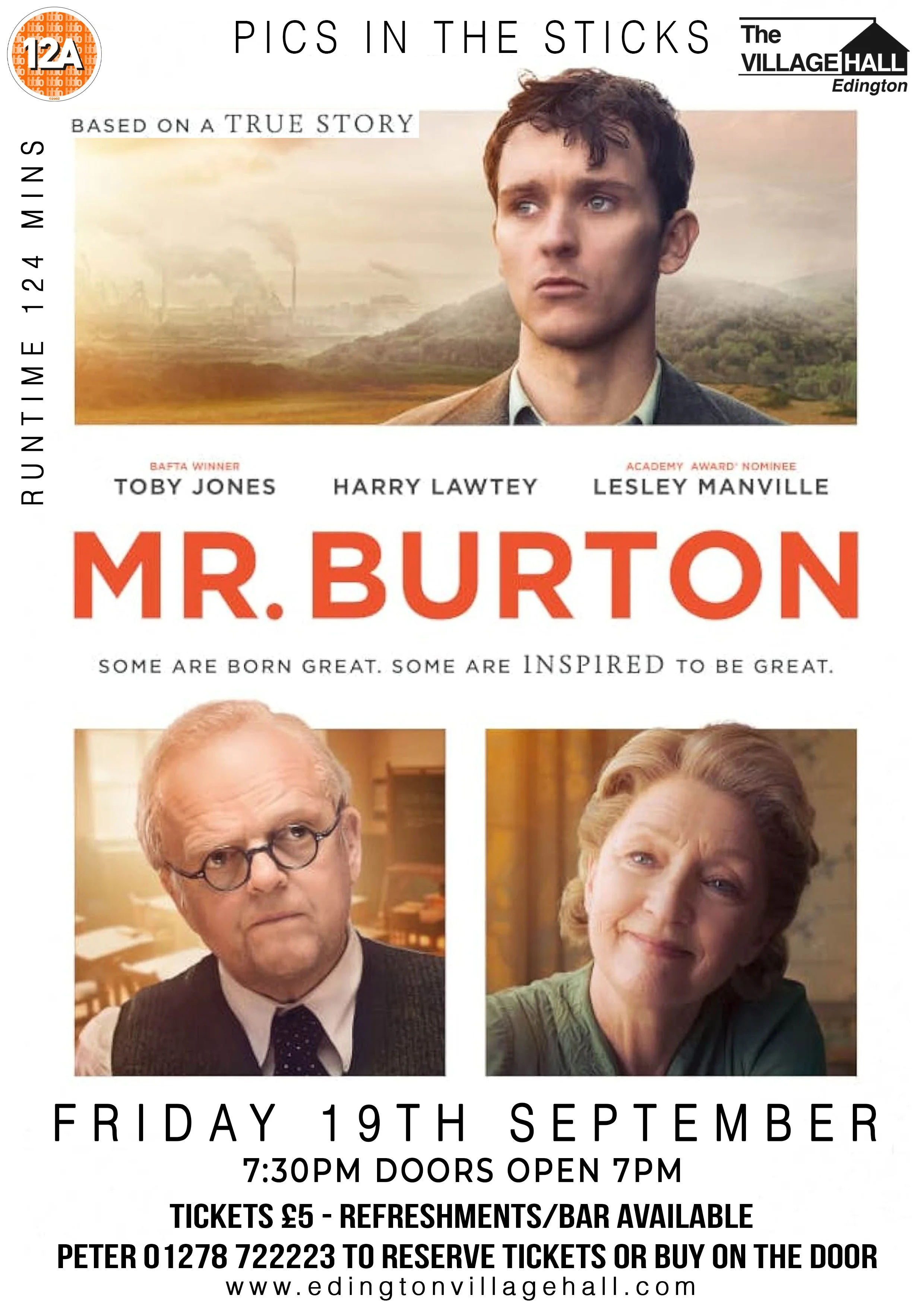 Film Night - Mr Burton (12A)