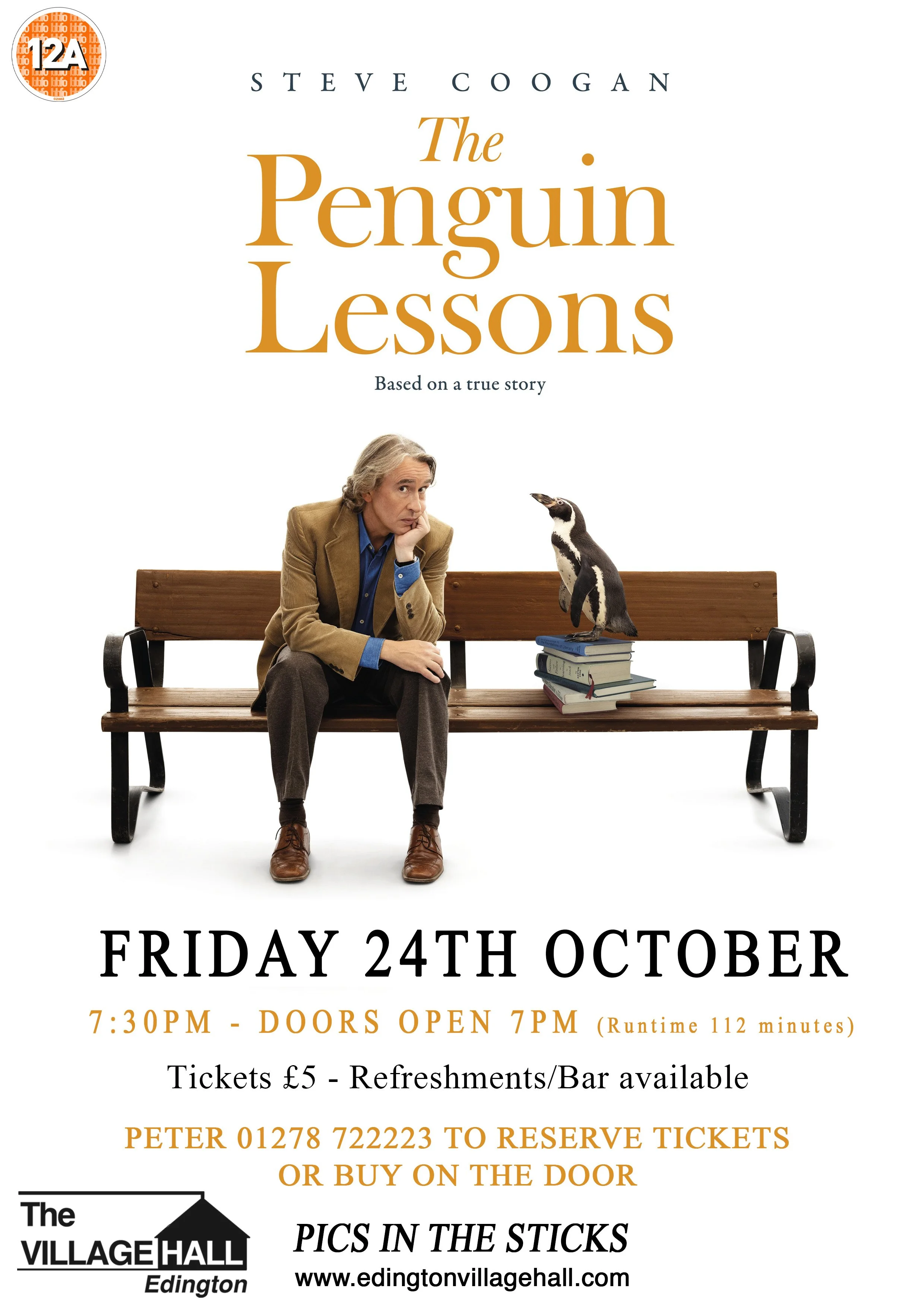 Film Night - The Penguin Lessons (12A)