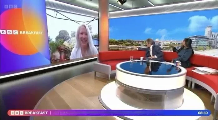 The great Polden hills mangelwurzel day 2026 featuring on BBC breakfast