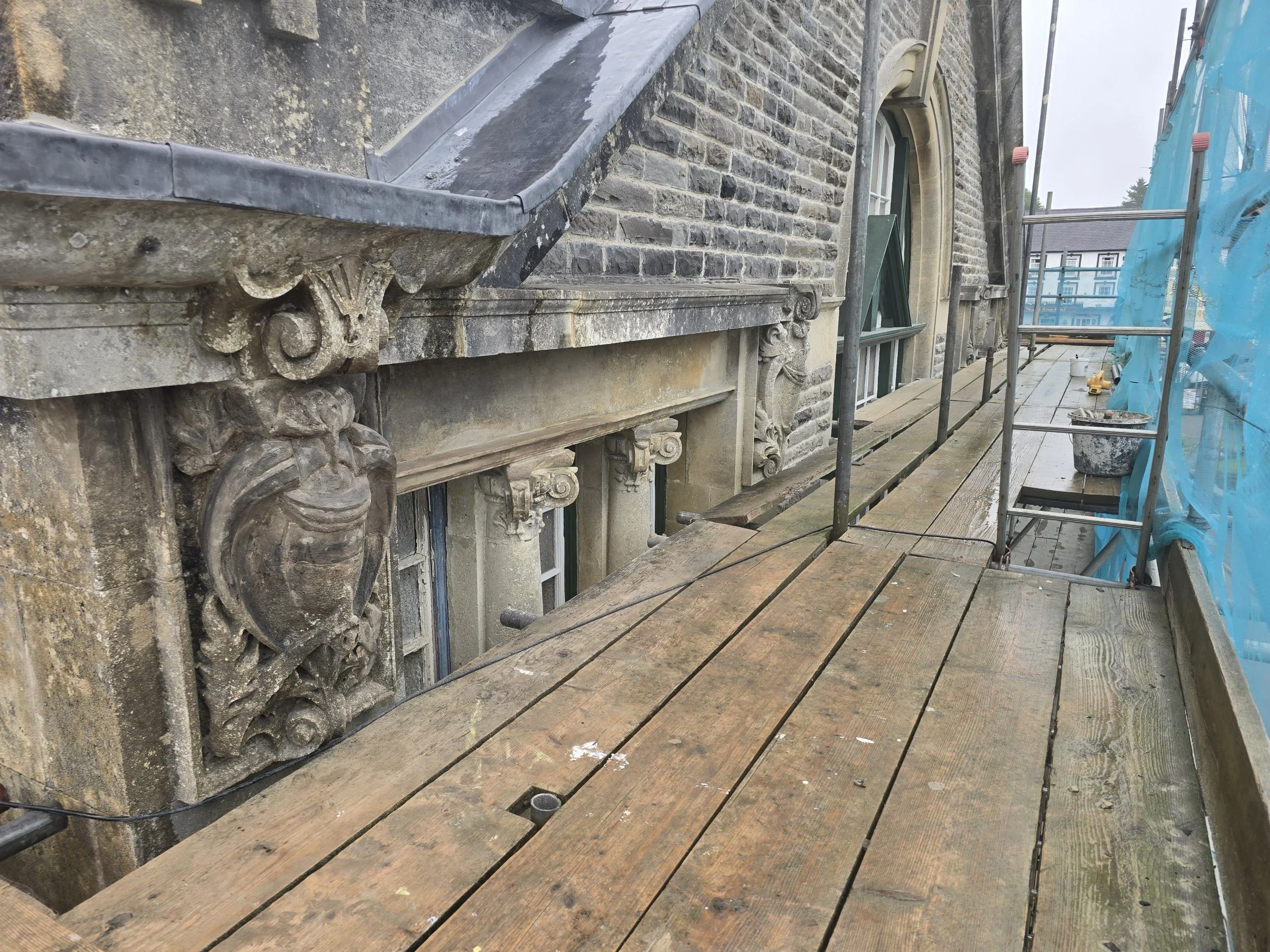 Keim repairs The Chapel by Staves Stonemasonry