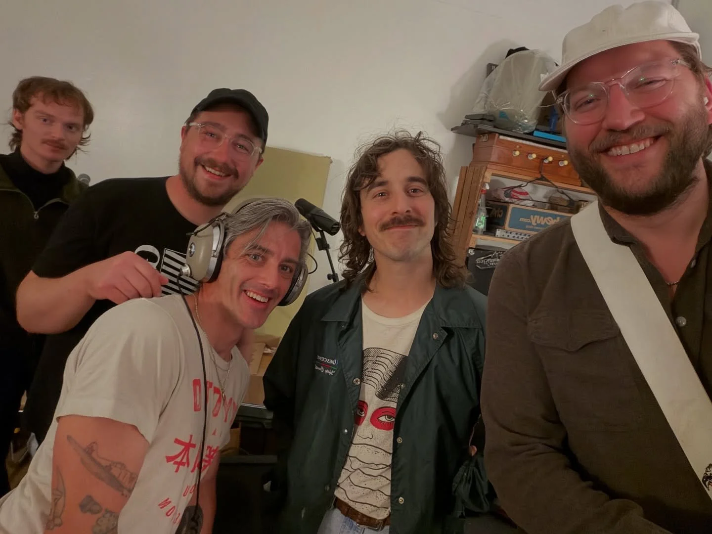 Nice night with the boys. Getting ready for the big vinyl release show at @shakeitrecords next Saturday night, Nov 15! 6pm Free show. Come one, come all 🎵🕊️
