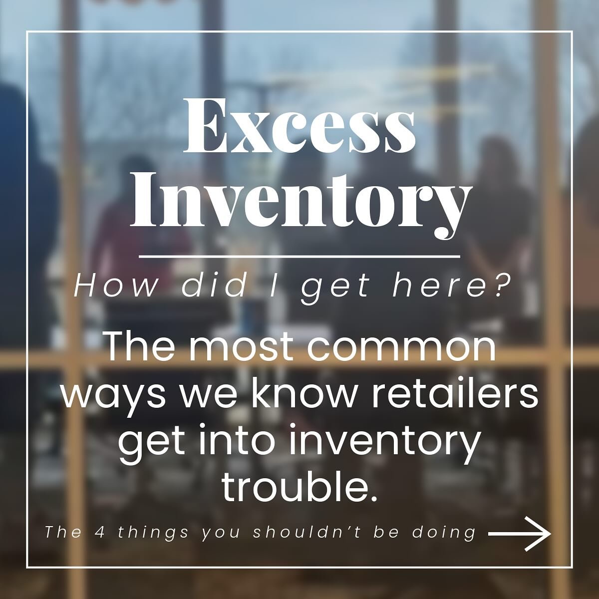 Oh no, &ldquo;we made too much.&rdquo; 😬 it happens to the savviest of retailers and #prouductbased businesses. ➡️Swipe through this and see if you&rsquo;re making any of these common missteps. 

While excess inventory can sometimes be attributed to