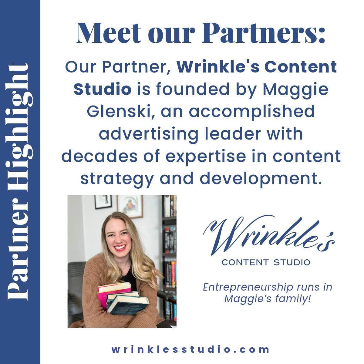 ✨Partner Spotlight!✨

🙌🏼We&rsquo;re proud to highlight our partner Wrinkles Content Studio.🙌🏿

This woman-owned business offers the best-of-the best in social media, email and blog content with a personalized feel. Like our team at Boon, their pr