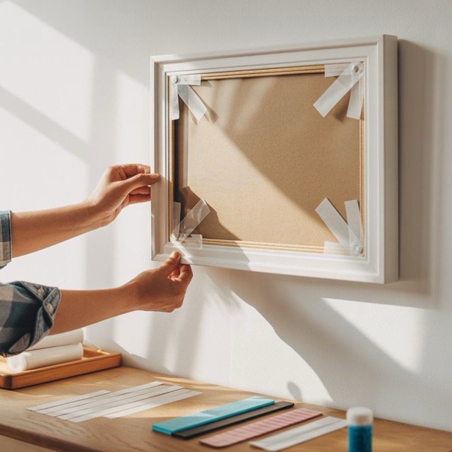 Fixer un tableau sans percer - Astuces et solutions adaptées à tous les murs