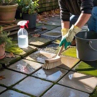 Nettoyage des dalle terrasse au vinaigre blanc : méthode et conseils pratiques