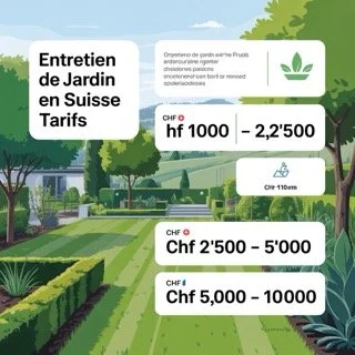 Entretien de jardin en Suisse tarifs