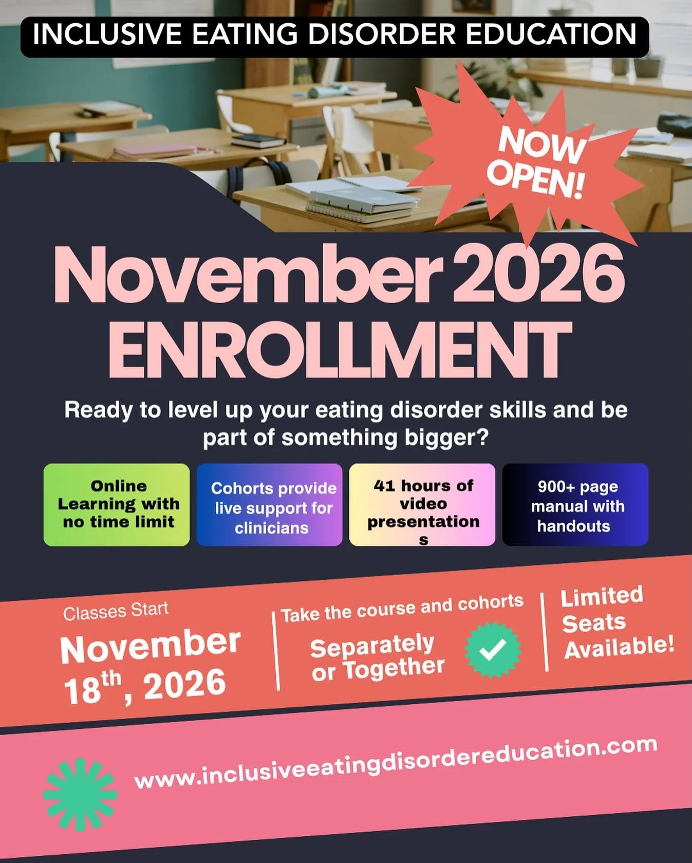 Get started with the IEDS course and the Consultation Cohorts November 18, 2026!