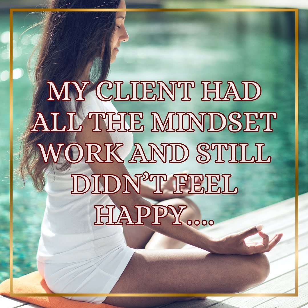 My Client isn&rsquo;t the ONLY woman who I know felt this&hellip;

I did too!

Mindset work will ONLY get you so far! It is about the MIND not the BODY!

We store everything in our nervous system! You can do all the mindsets work you like but if you 