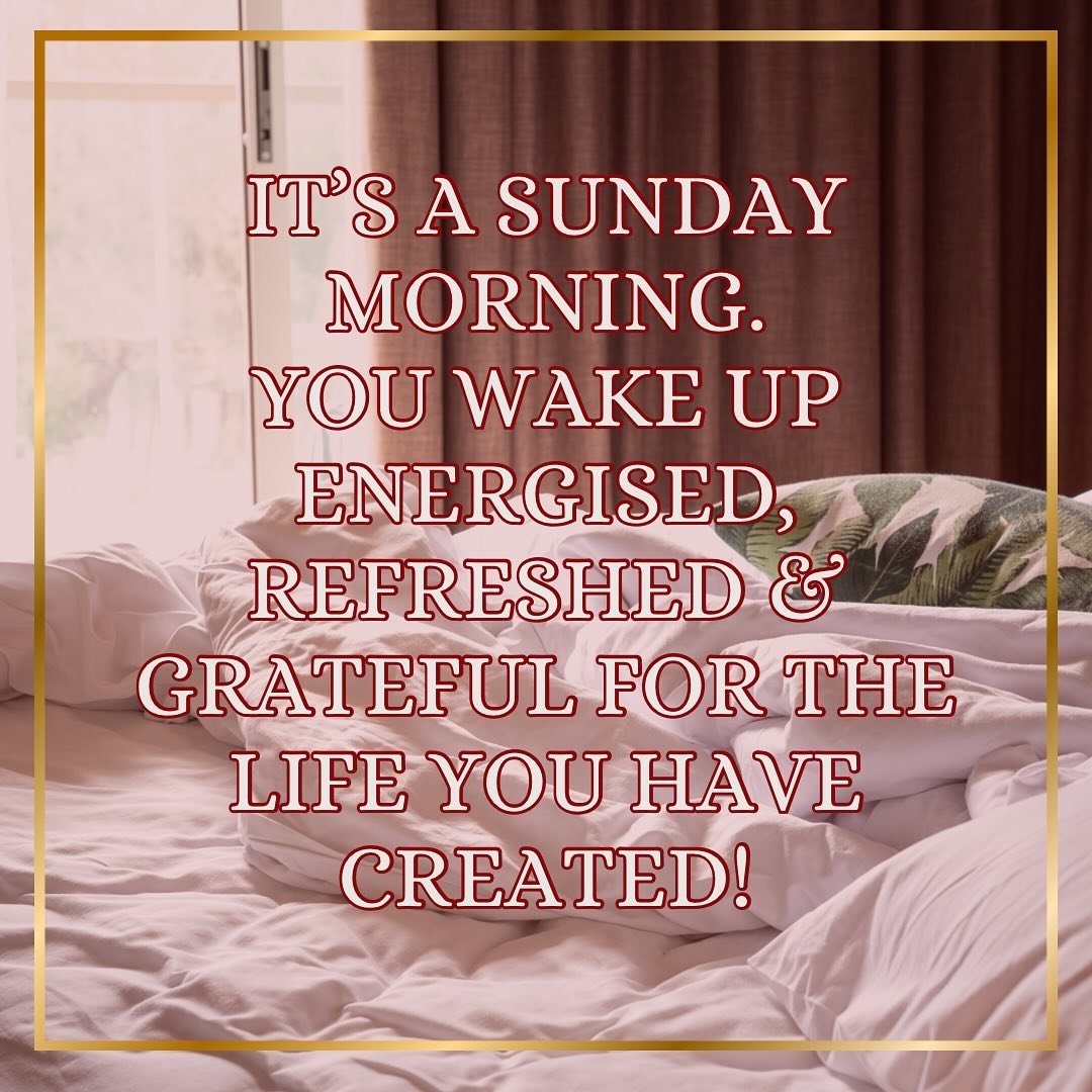 There is  NOTHING better than waking up on a Sunday and just feeling f*cking grateful for the life YOU have created!

YES, CREATED!

The life you have is a choice. Everyday you are given the choice of falling deeper in love with it or continue to sta
